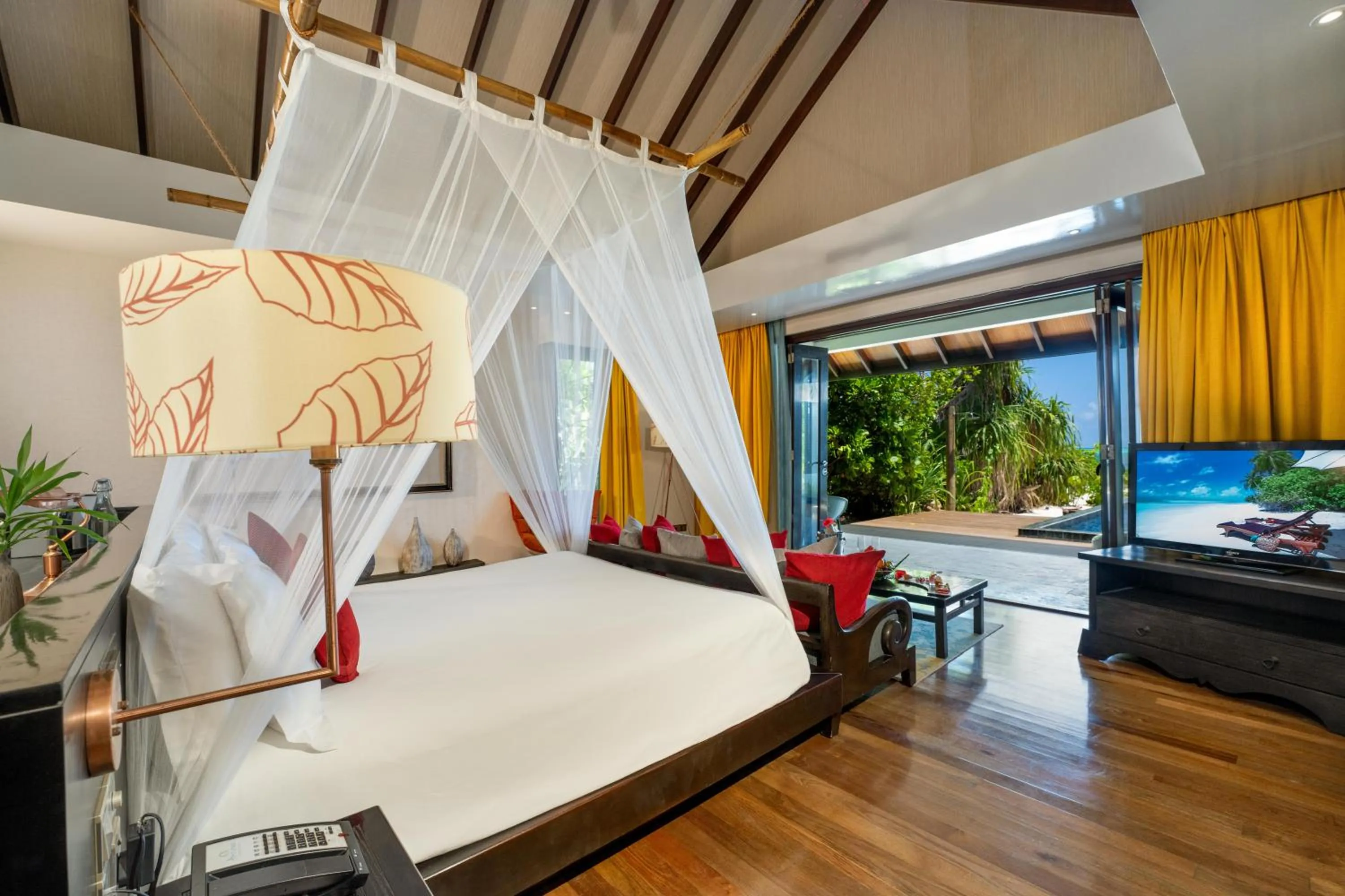 Bedroom, Bed in Atmosphere Kanifushi - Premium All Inclusive with Free Transfers