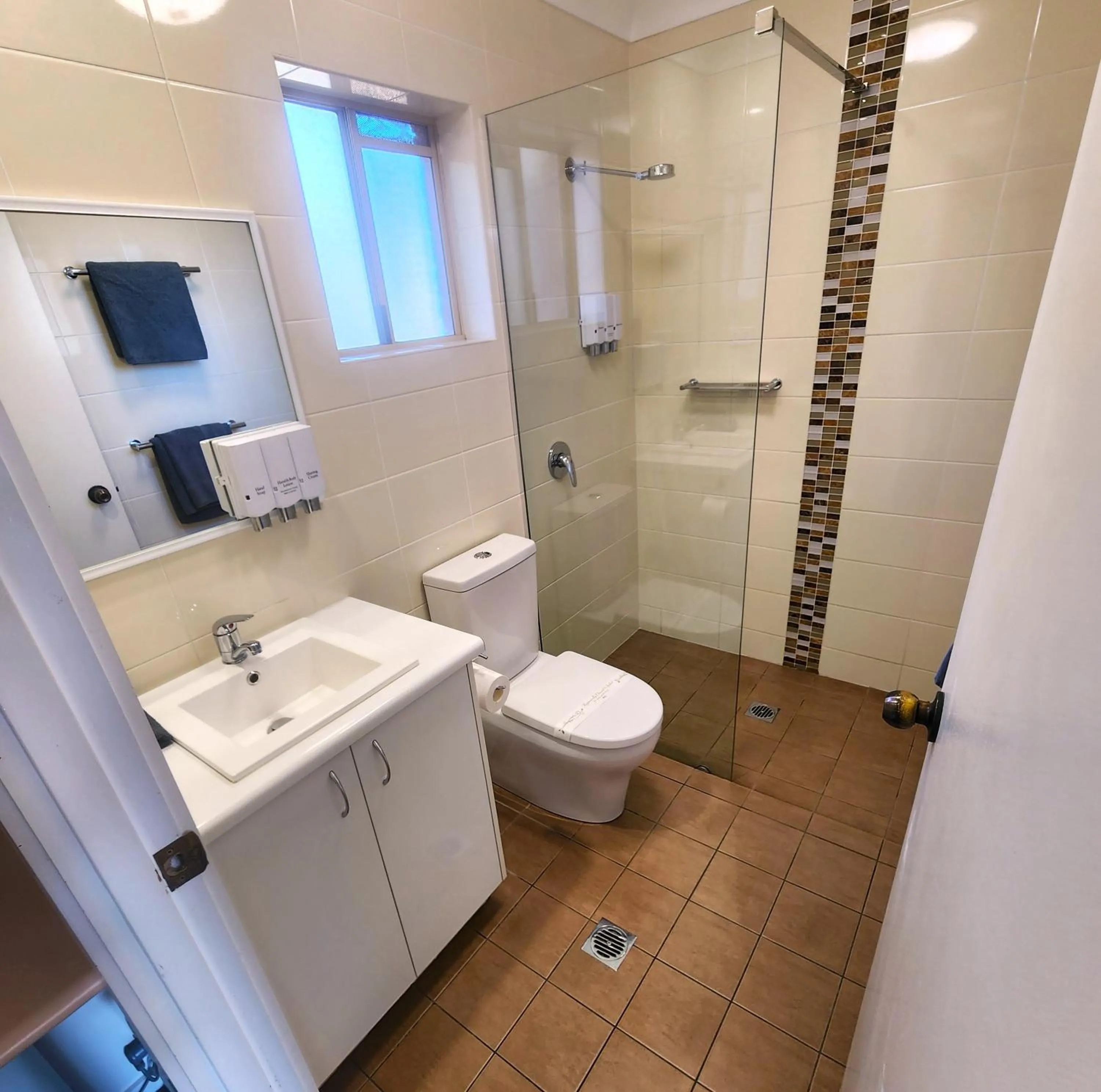 Bathroom in Highway Inn Motel