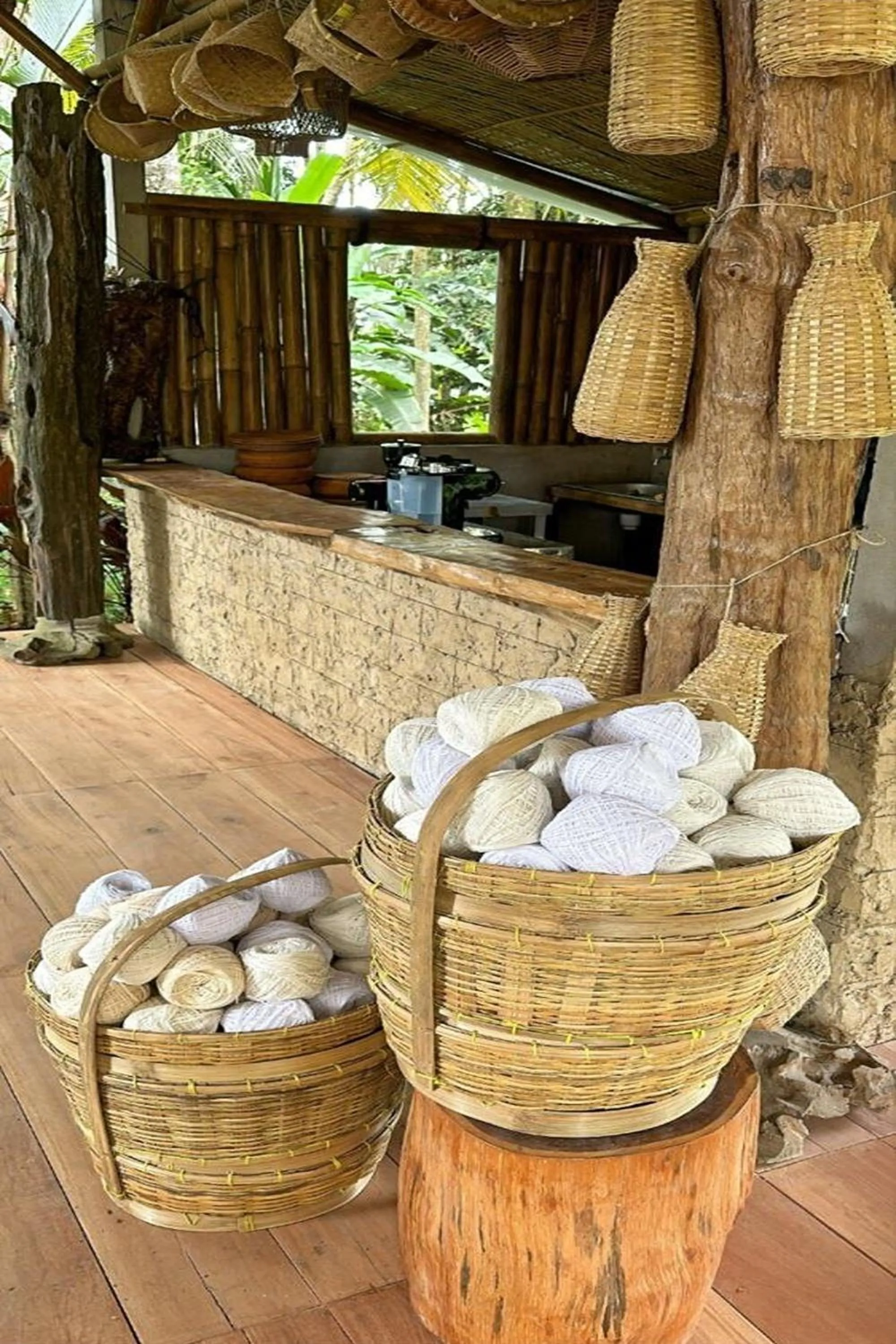 towels in Tiny ECO Bamboo Ubud