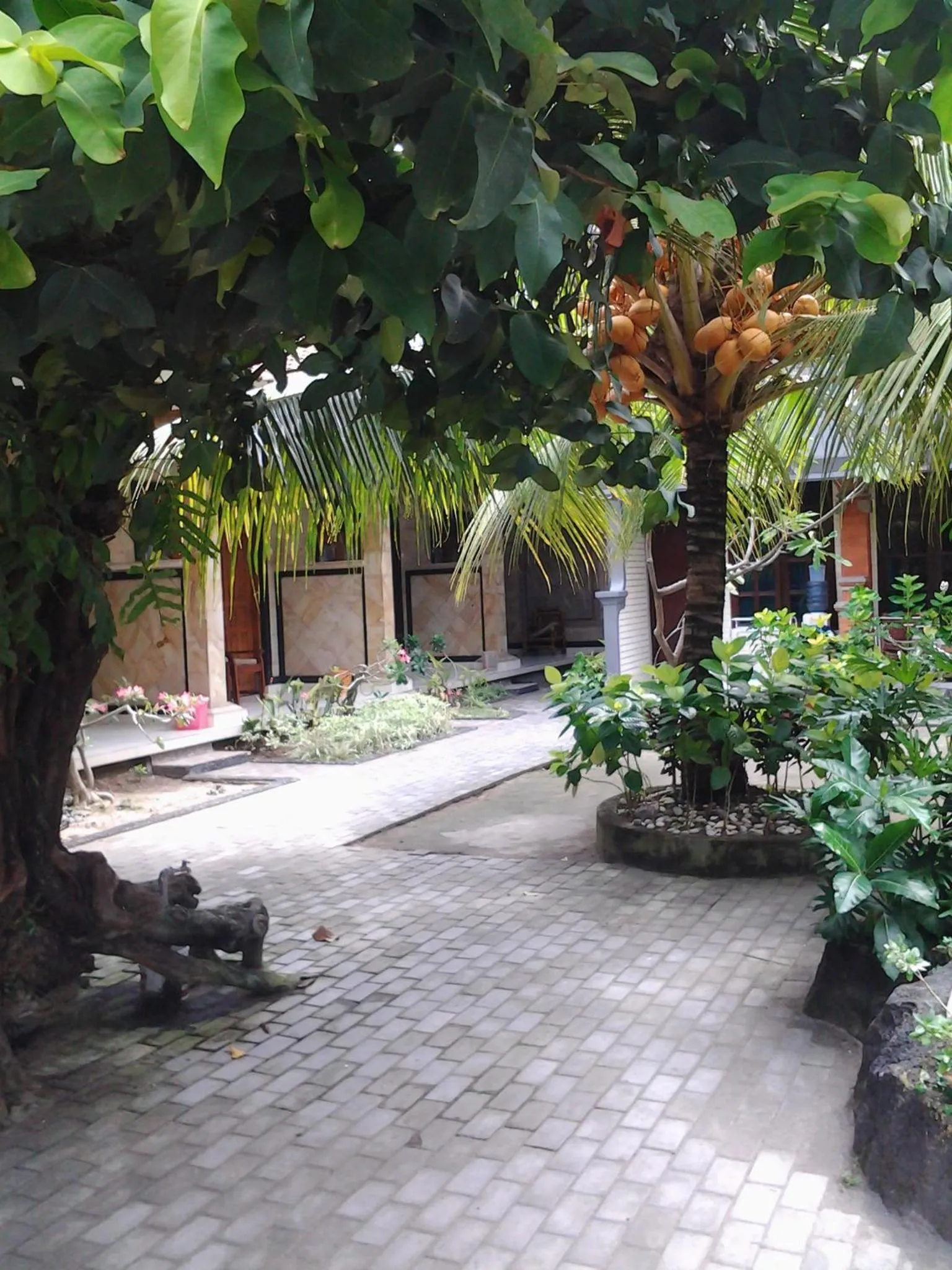 Patio in Mahendra Beach Inn