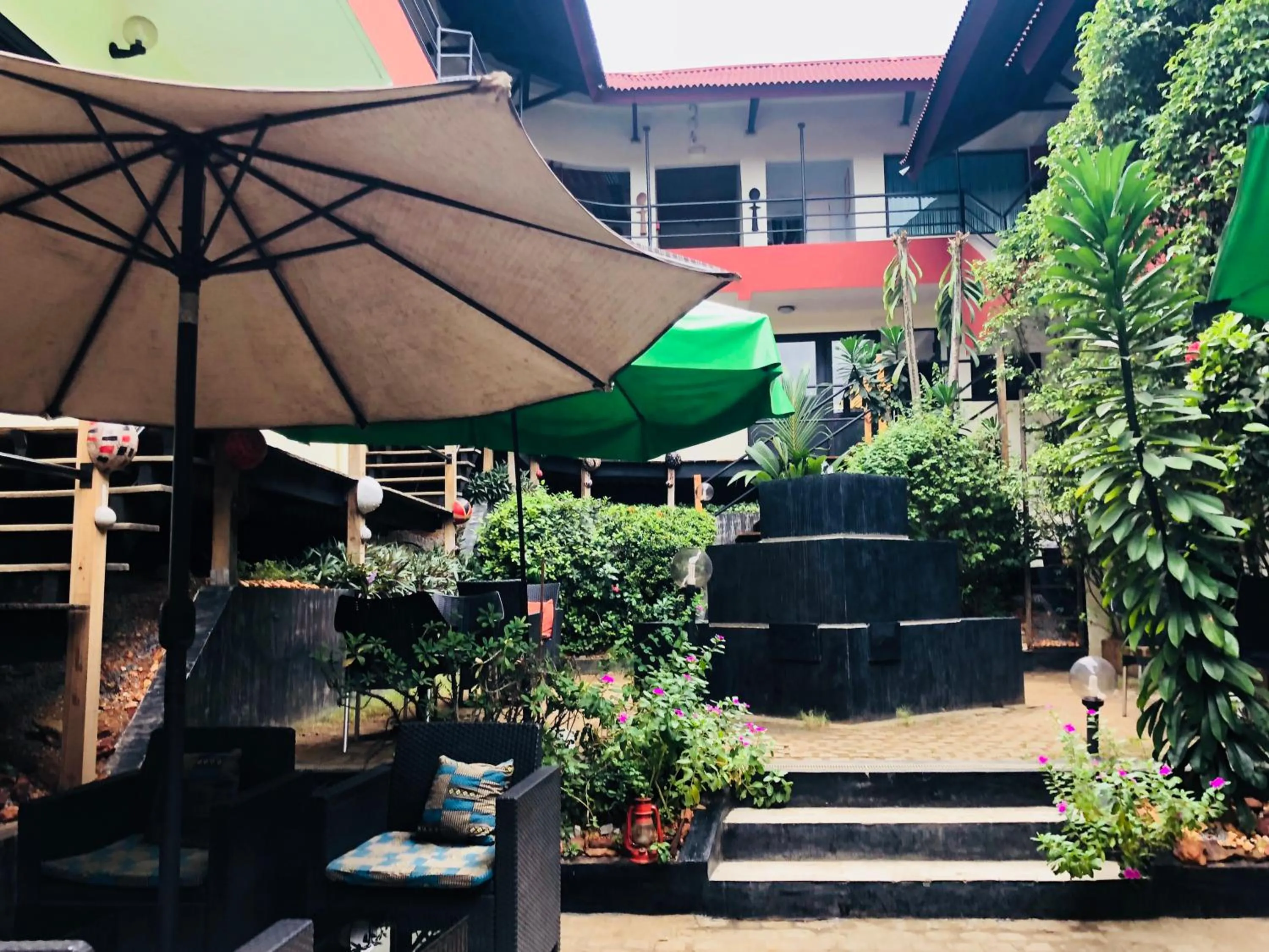 Patio in Détente Hôtel