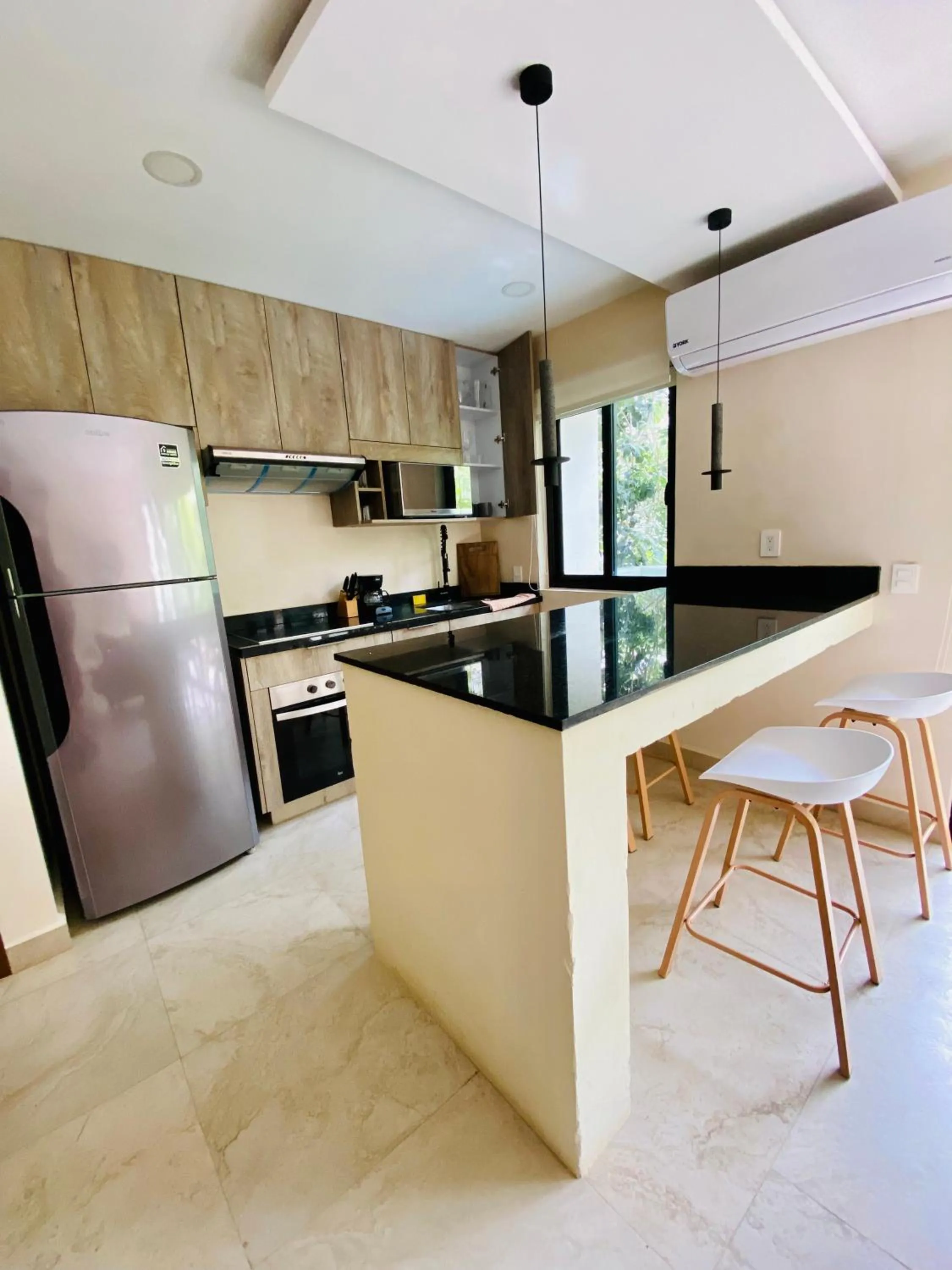 Kitchen/Kitchenette in Cacao Tulum departamentos