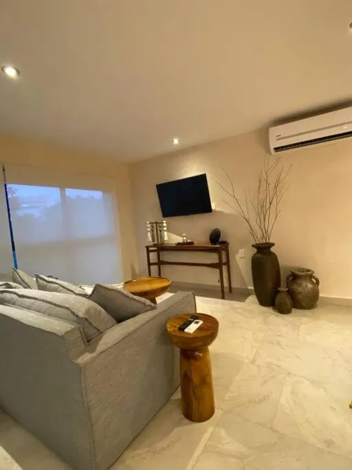 Seating Area in Cacao Tulum departamentos