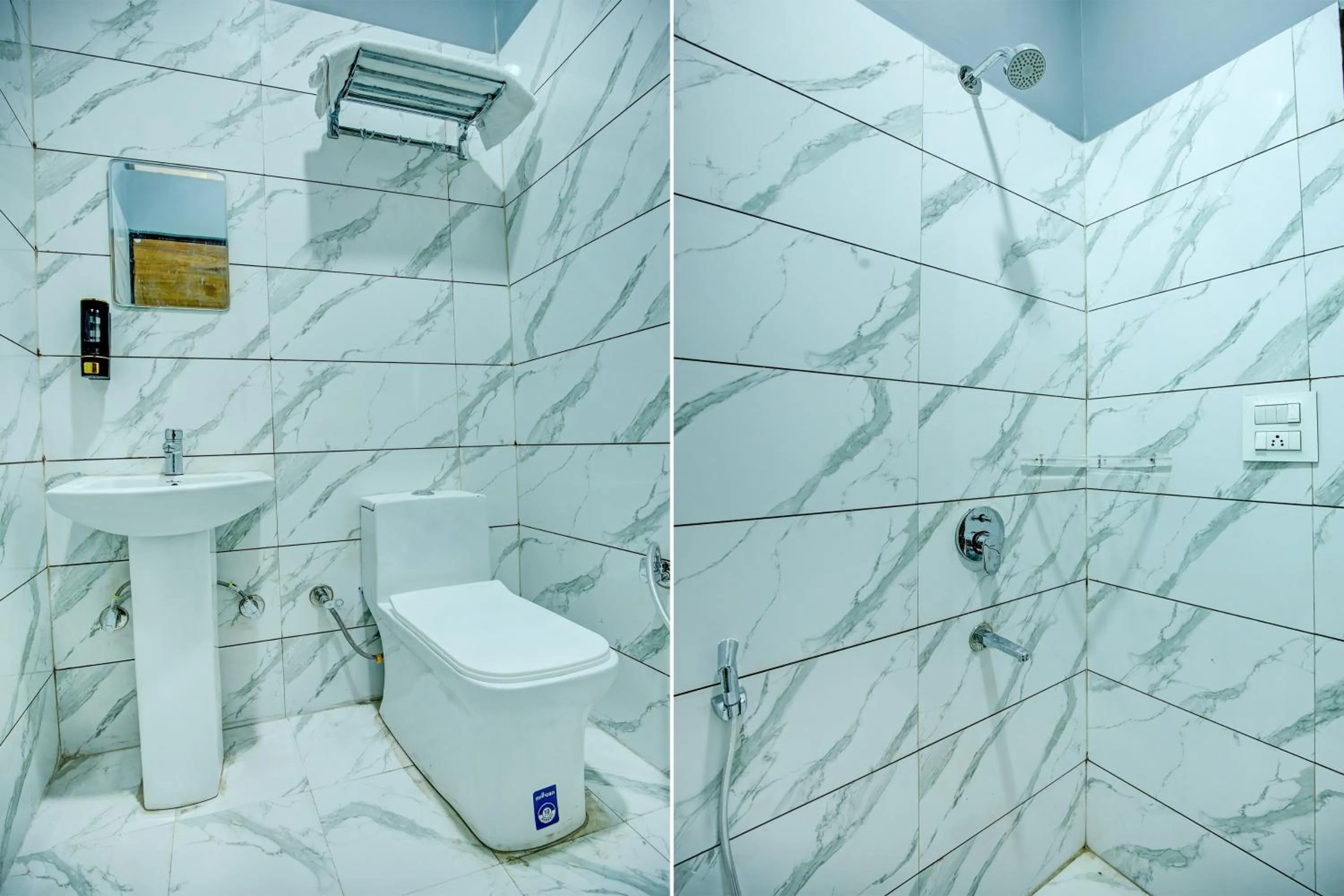 Bathroom in Hotel O Elista