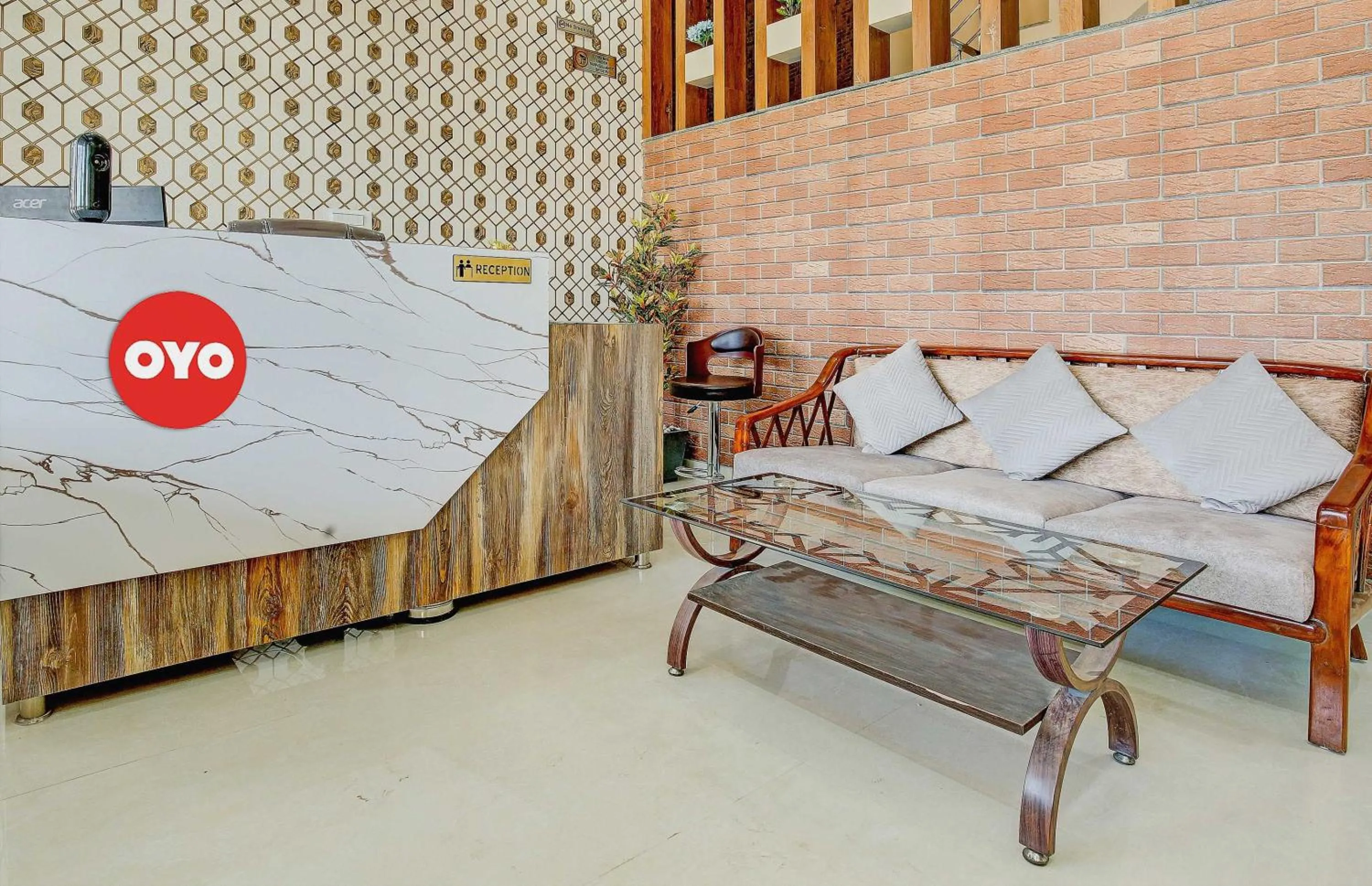 Lobby or reception in Hotel O Elista