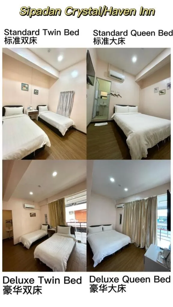 Bed in Sipadan Crystal Haven Inn