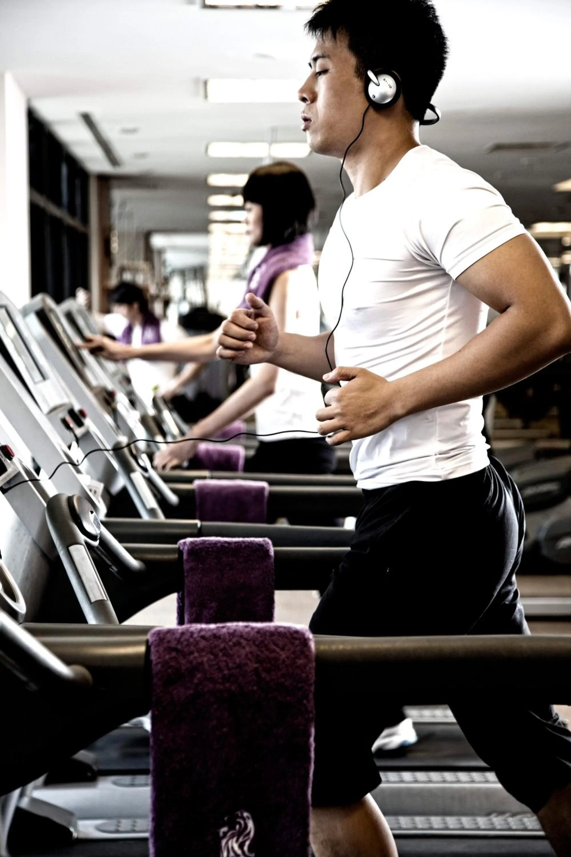 Fitness centre/facilities in Shanghai Centre Serviced Apartment