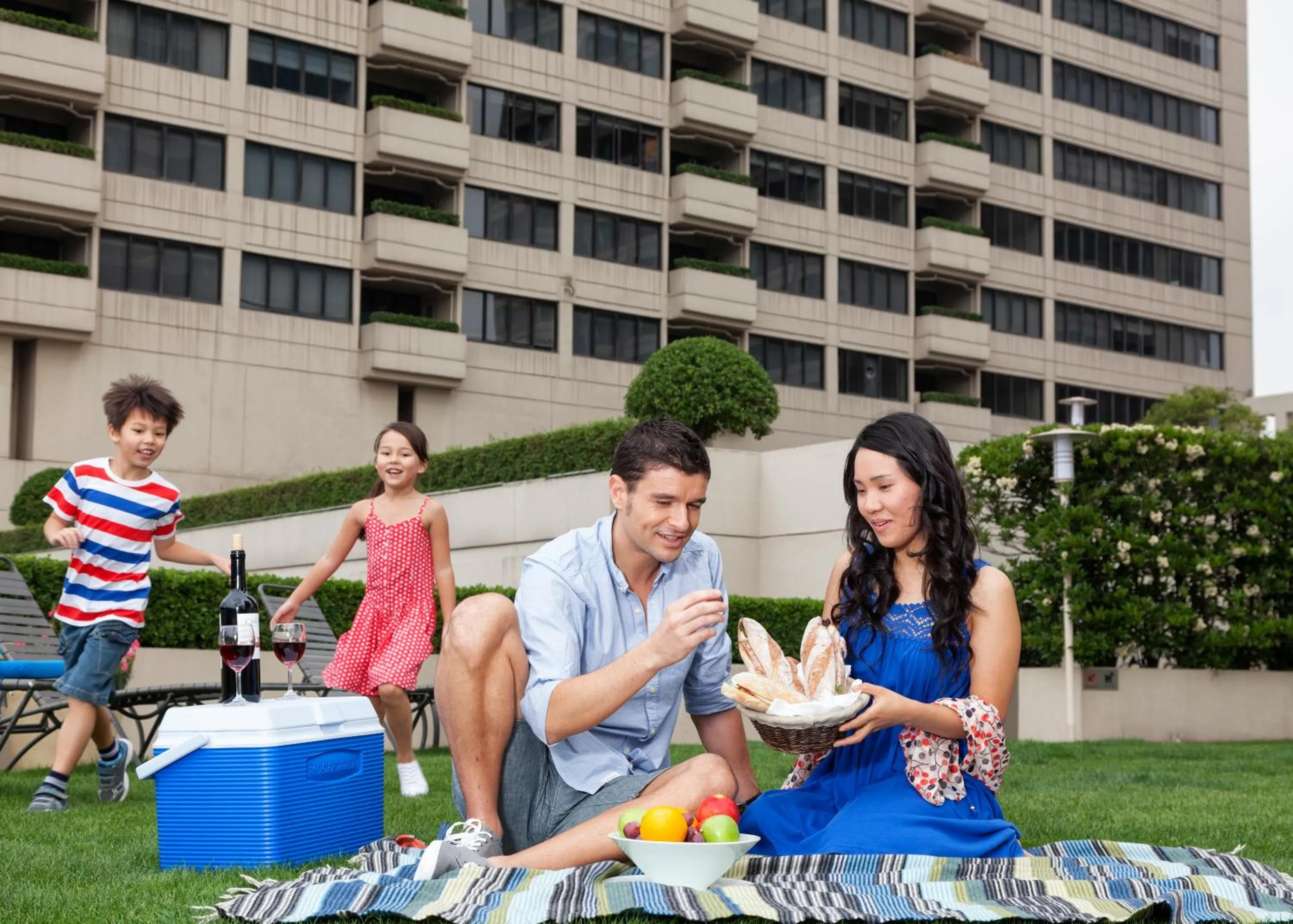 People in Shanghai Centre Serviced Apartment