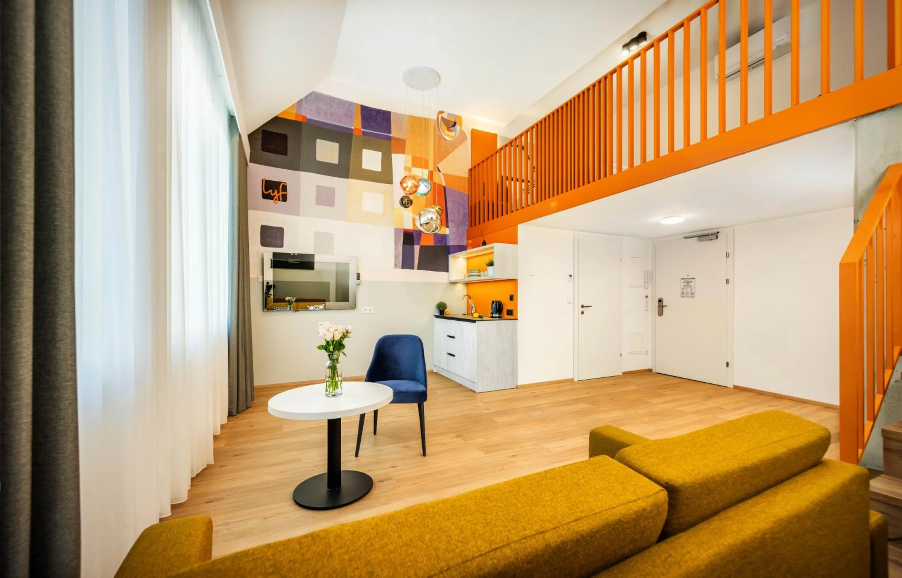 Living room in lyf Schönbrunn Vienna