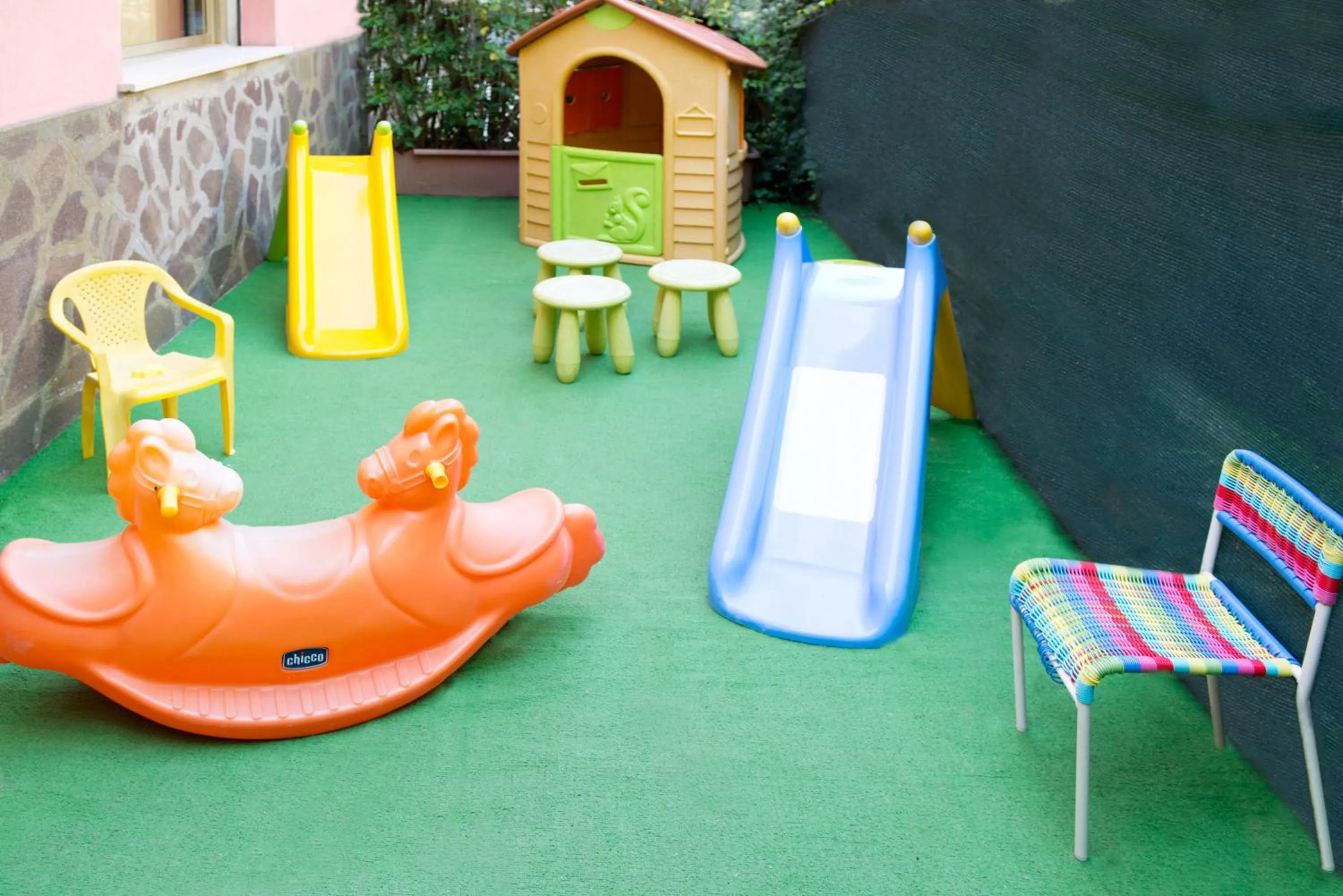 Children play ground in Hotel Villa Rosa
