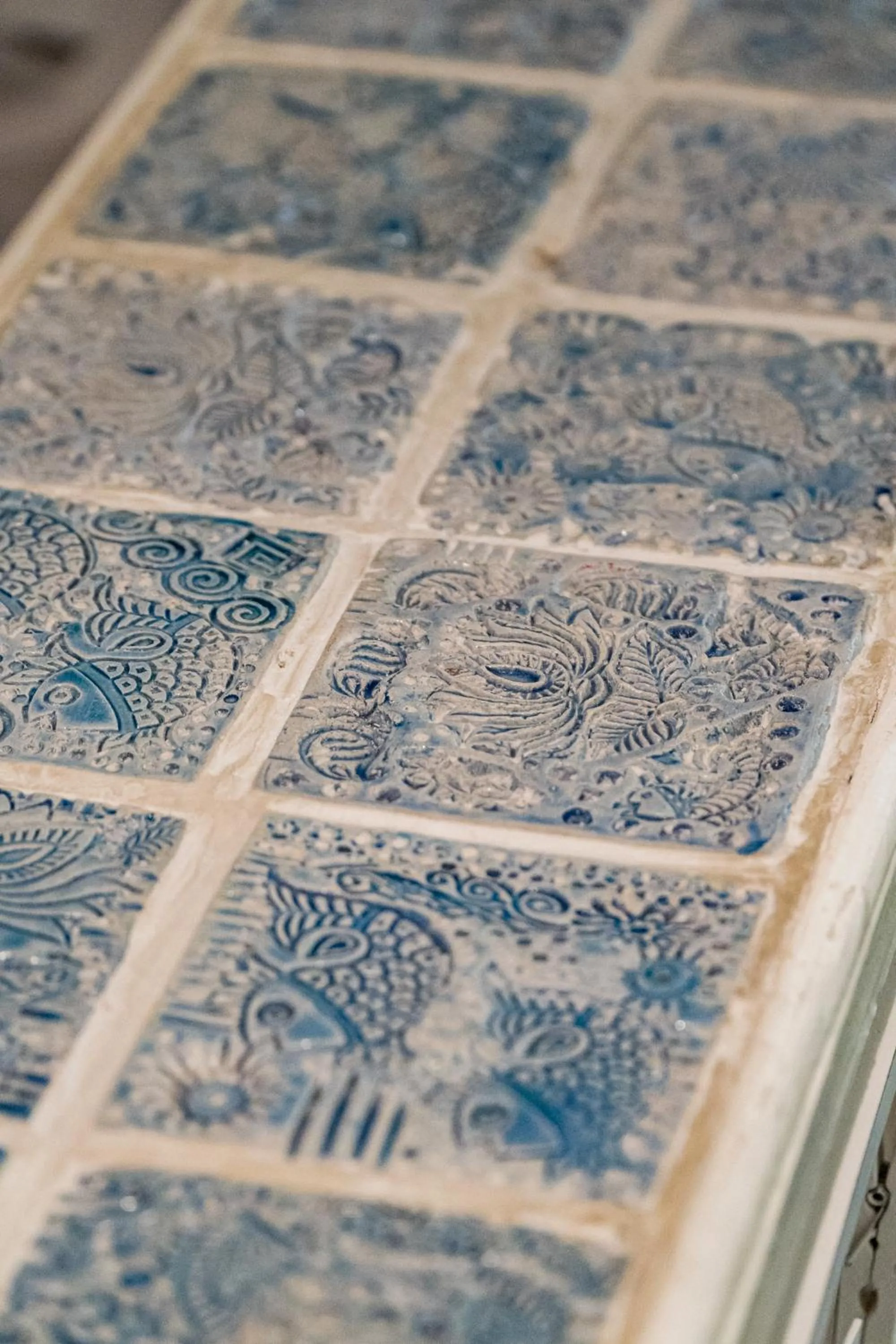 Decorative detail in Hotel Villa Rosa