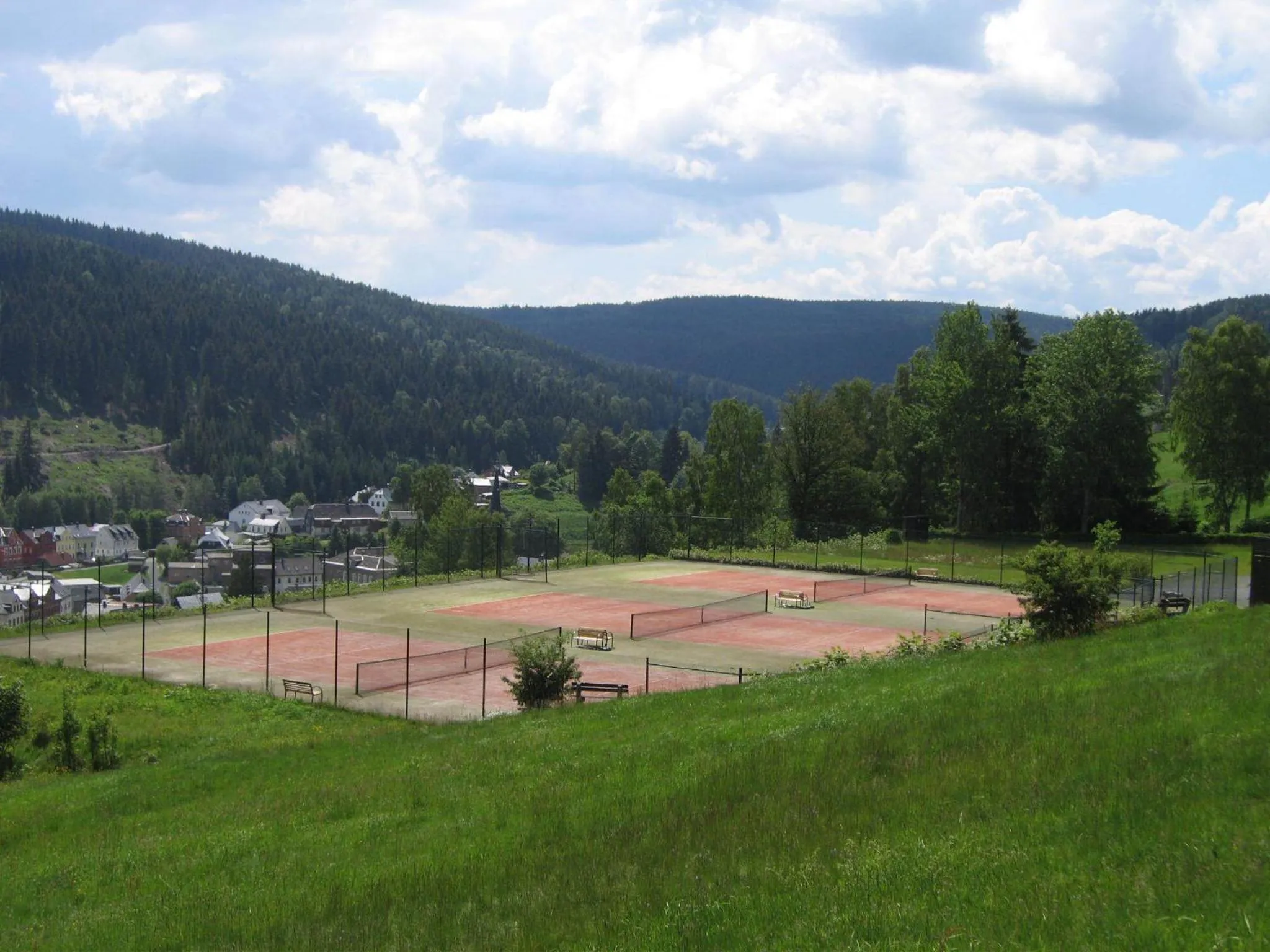 Tennis court in Landhotel Gasthof Zwota