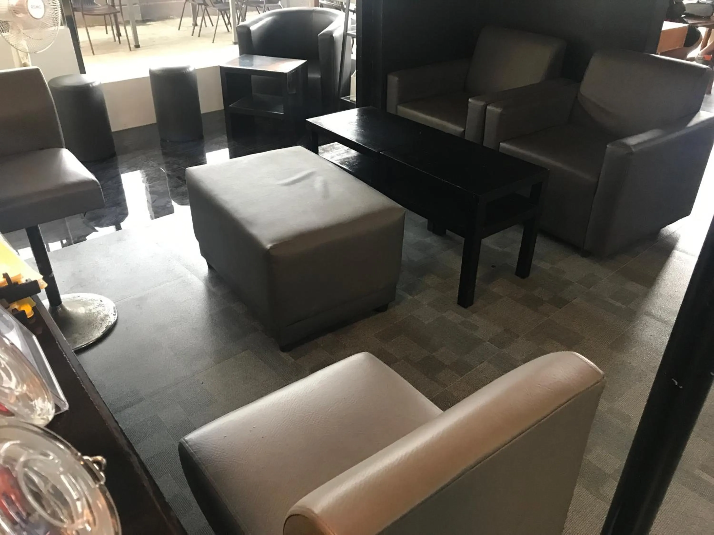 Seating area in Agathas Hotel powered by Cocotel