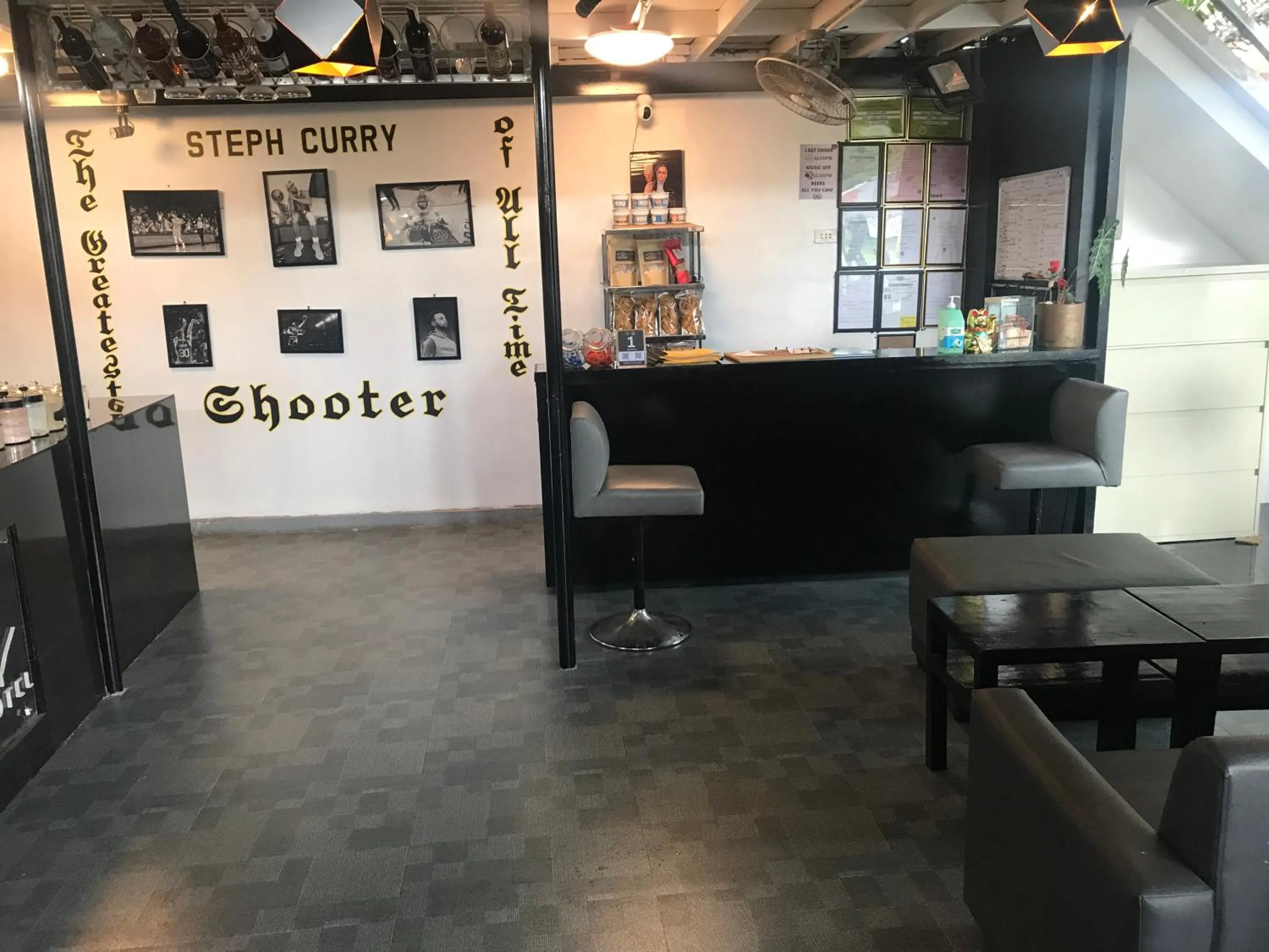 Seating area in Agathas Hotel powered by Cocotel