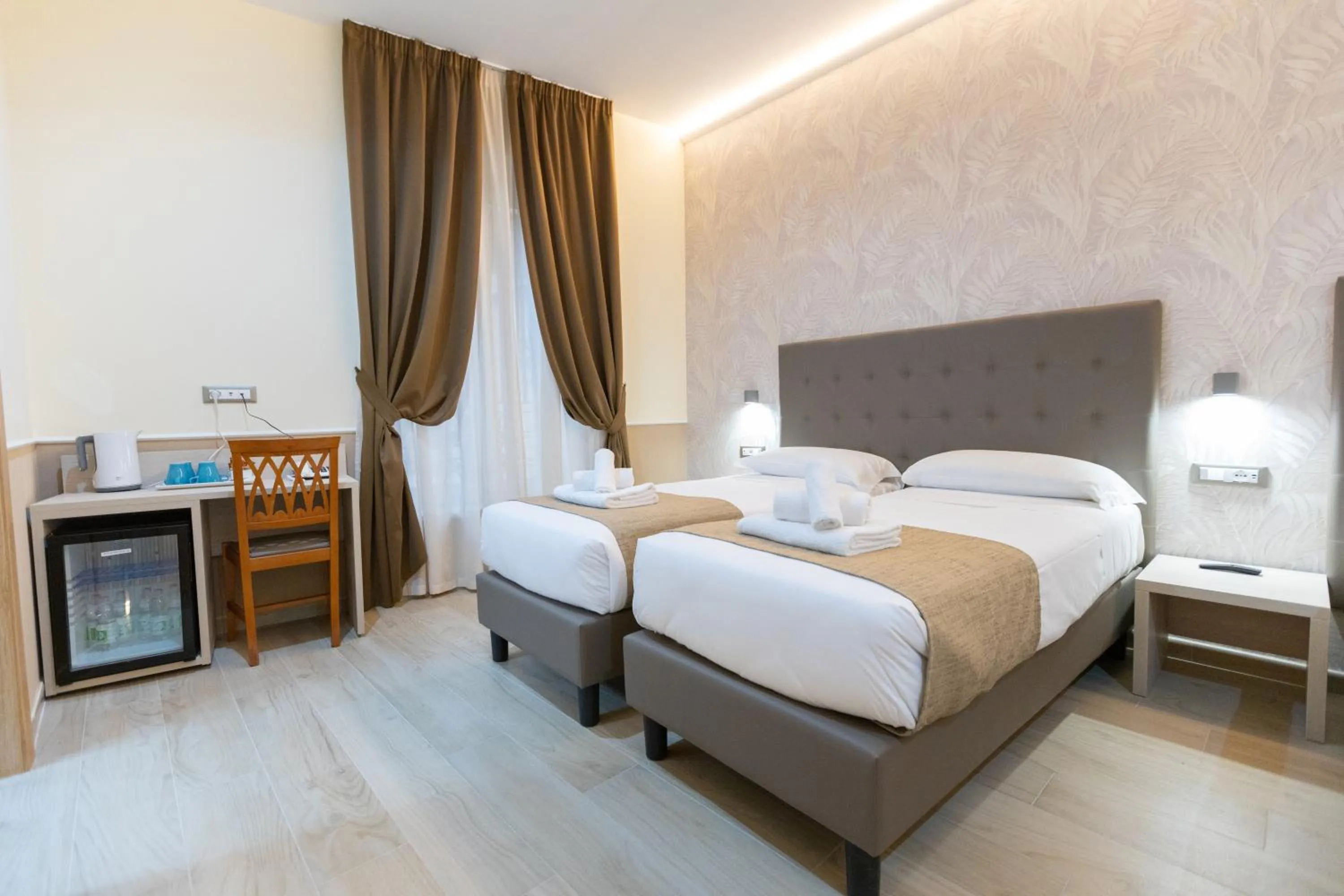 Bed in Hotel Maximus