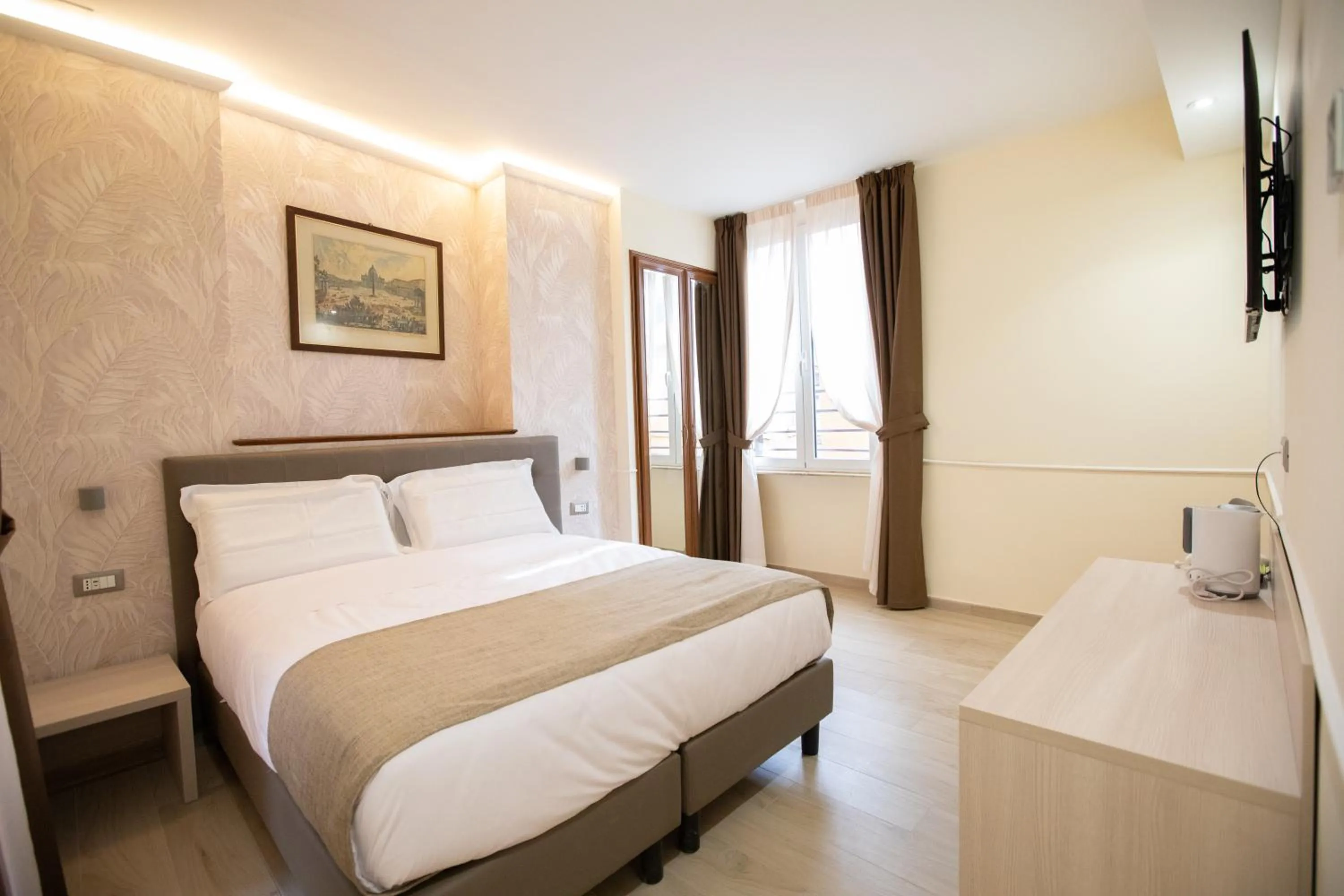 Bed in Hotel Maximus