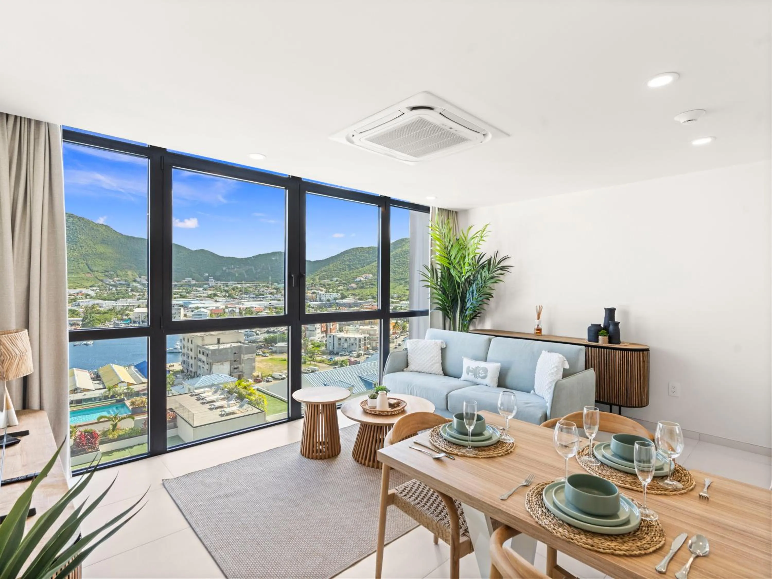 Living room in The Hills Residence
