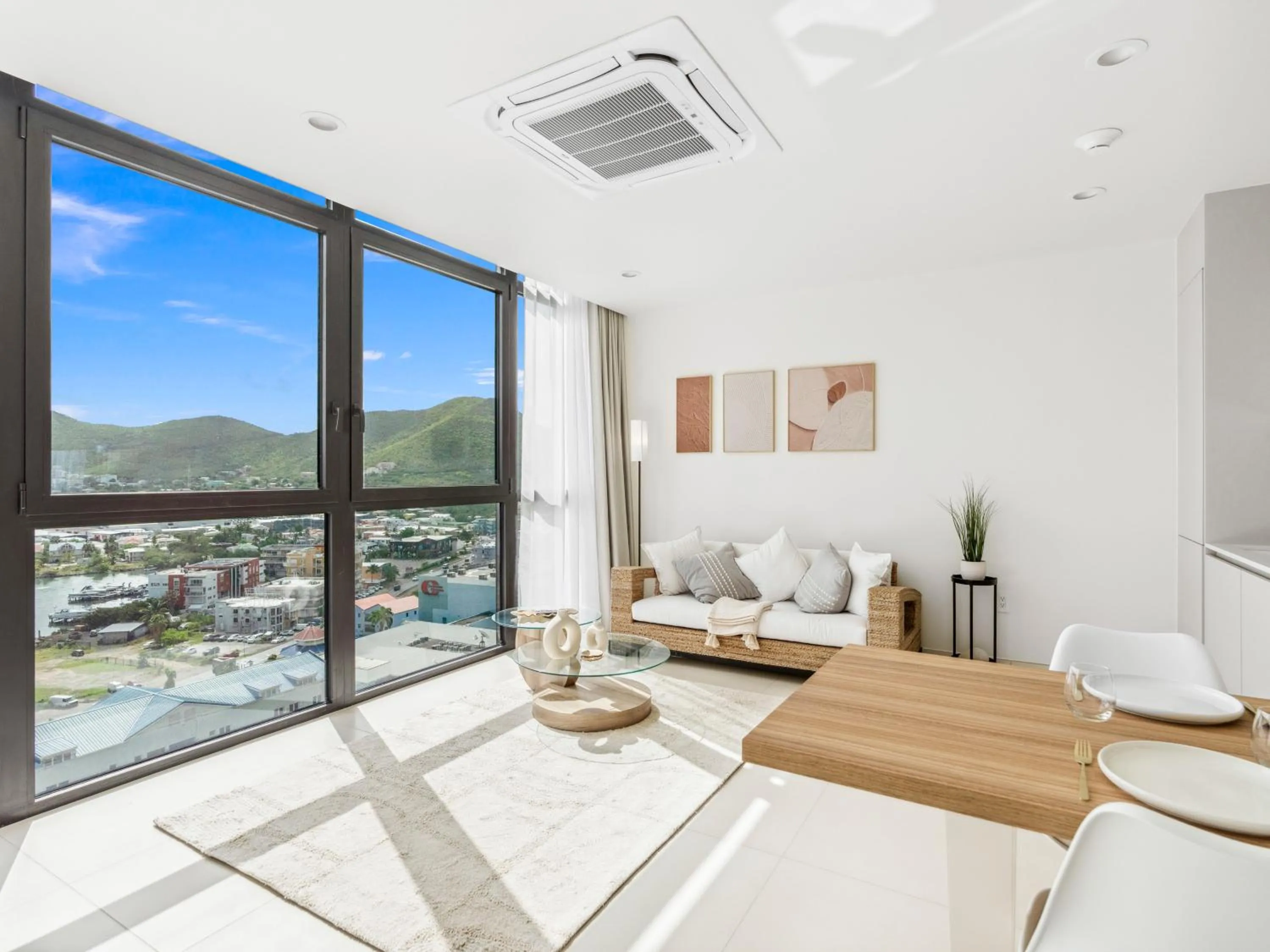 Seating area in The Hills Residence