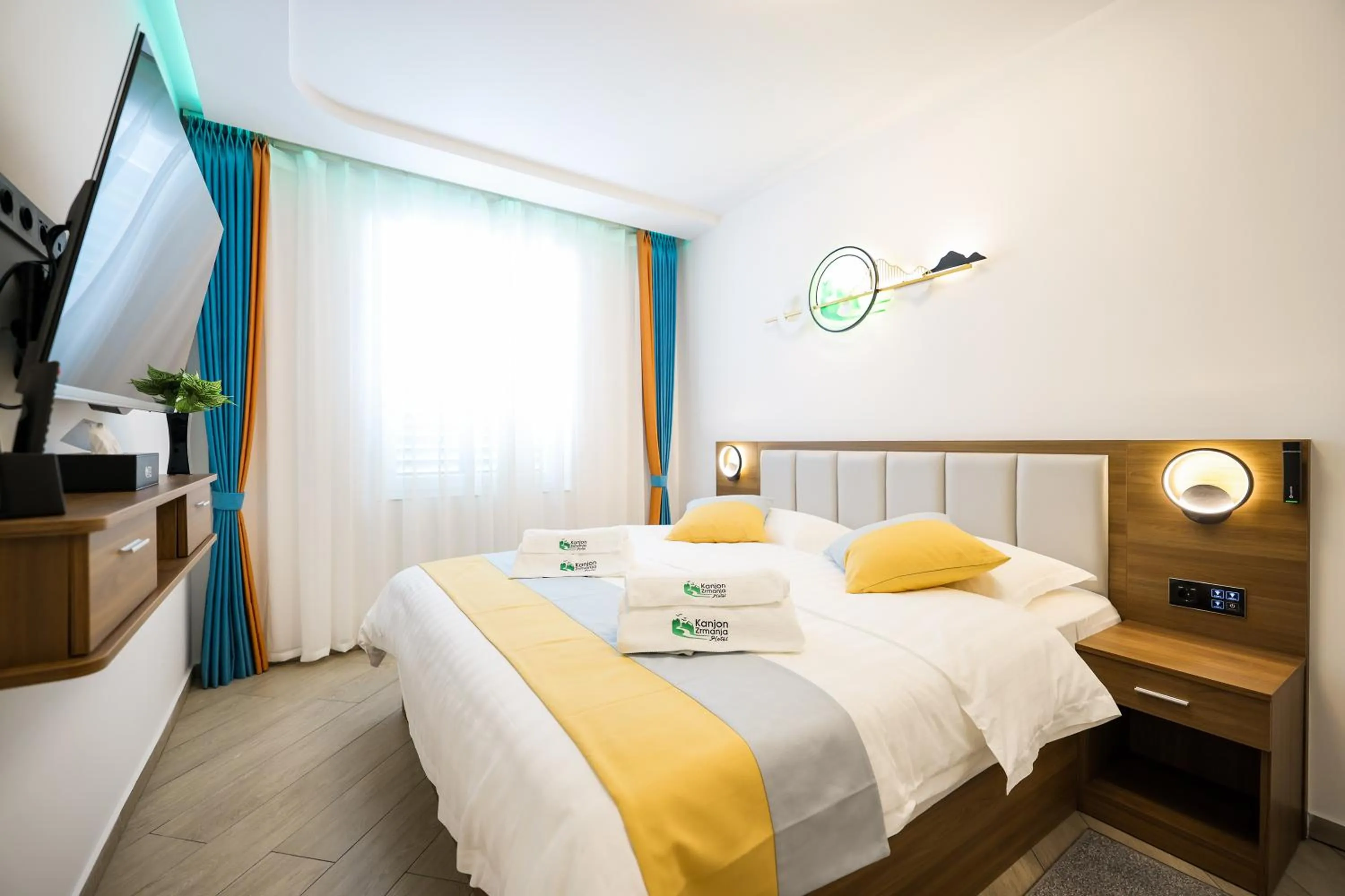 Bed in Hotel Kanjon Zrmanje