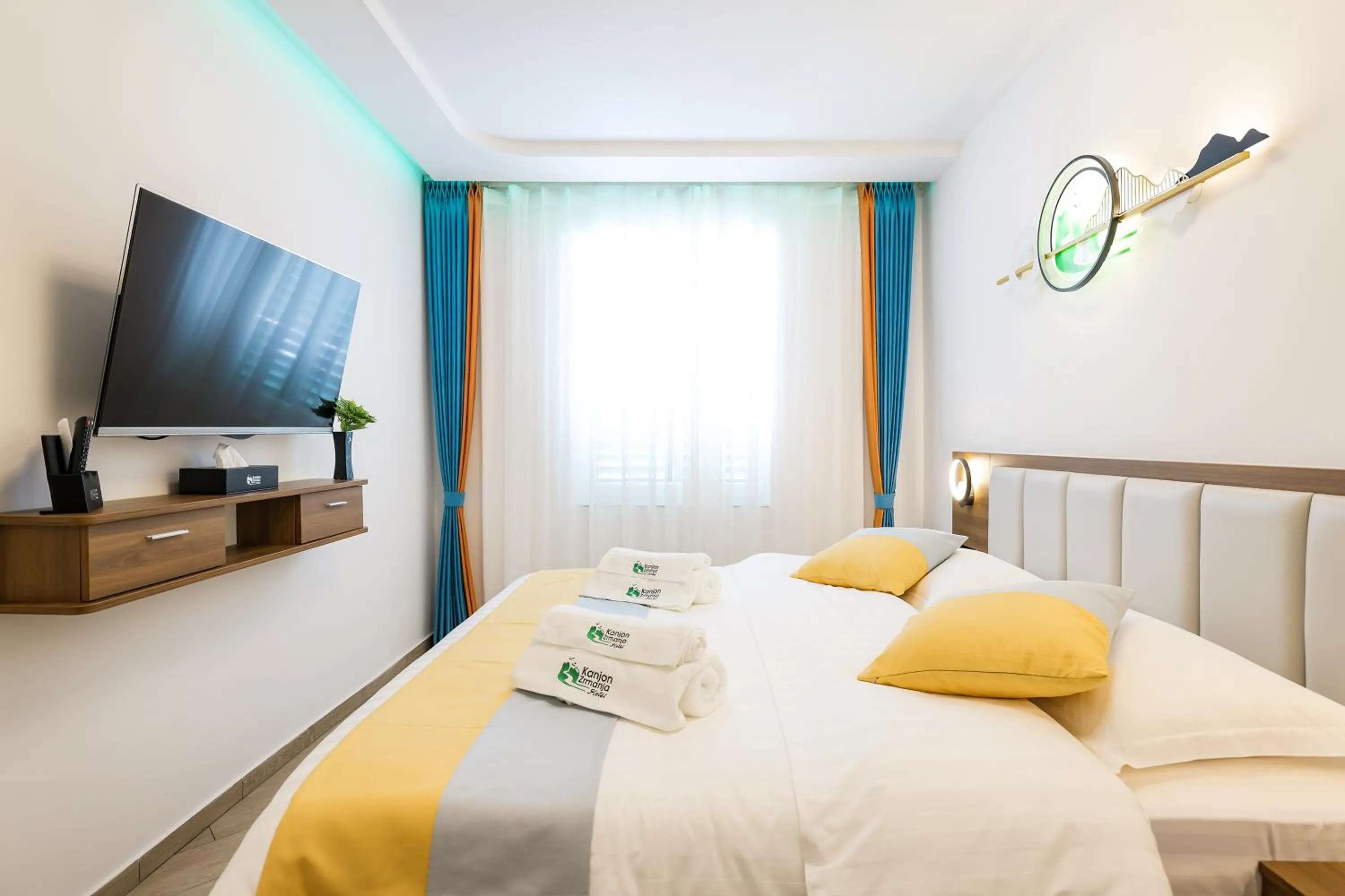 Bed in Hotel Kanjon Zrmanje