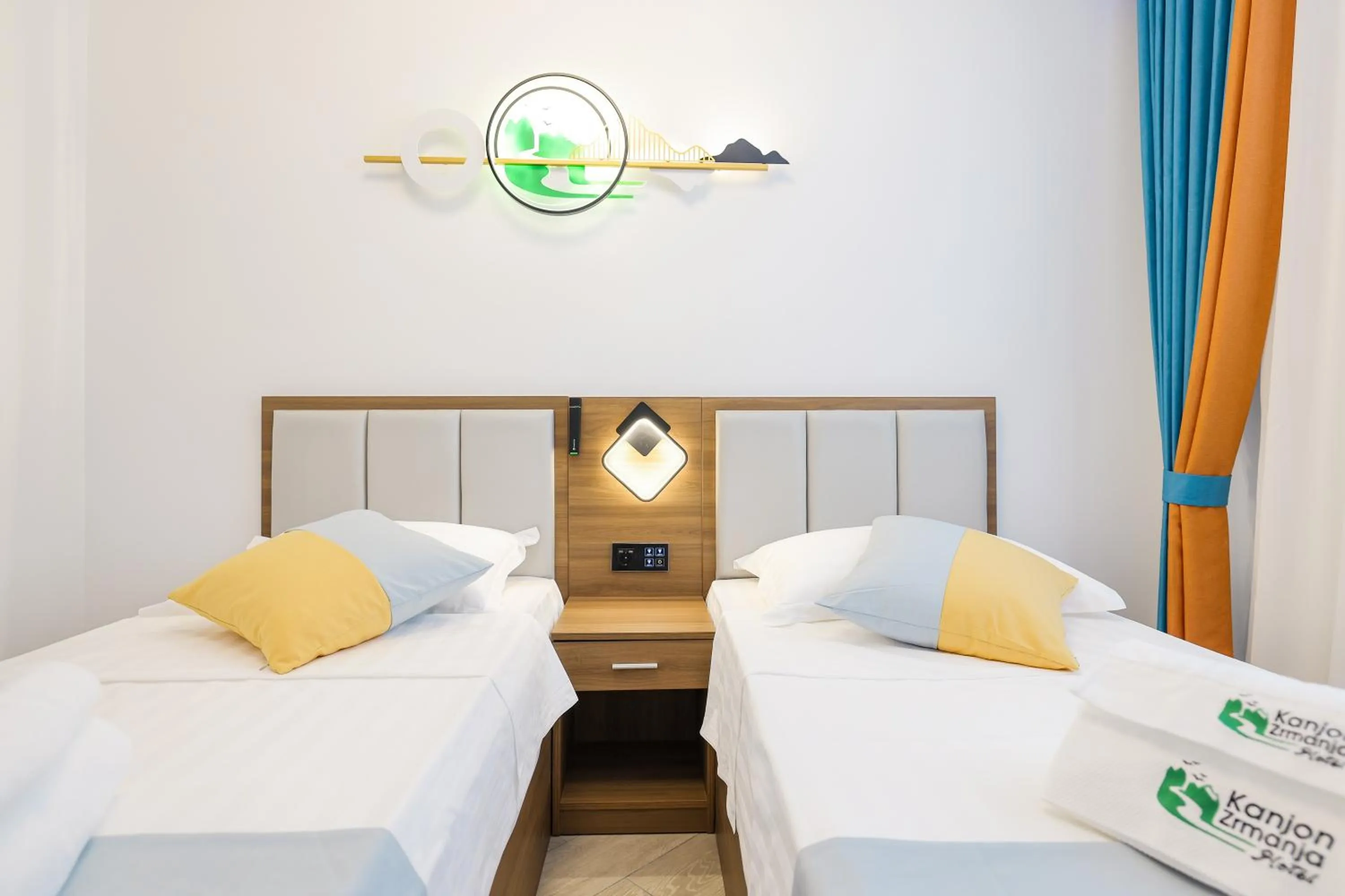 Bed in Hotel Kanjon Zrmanje