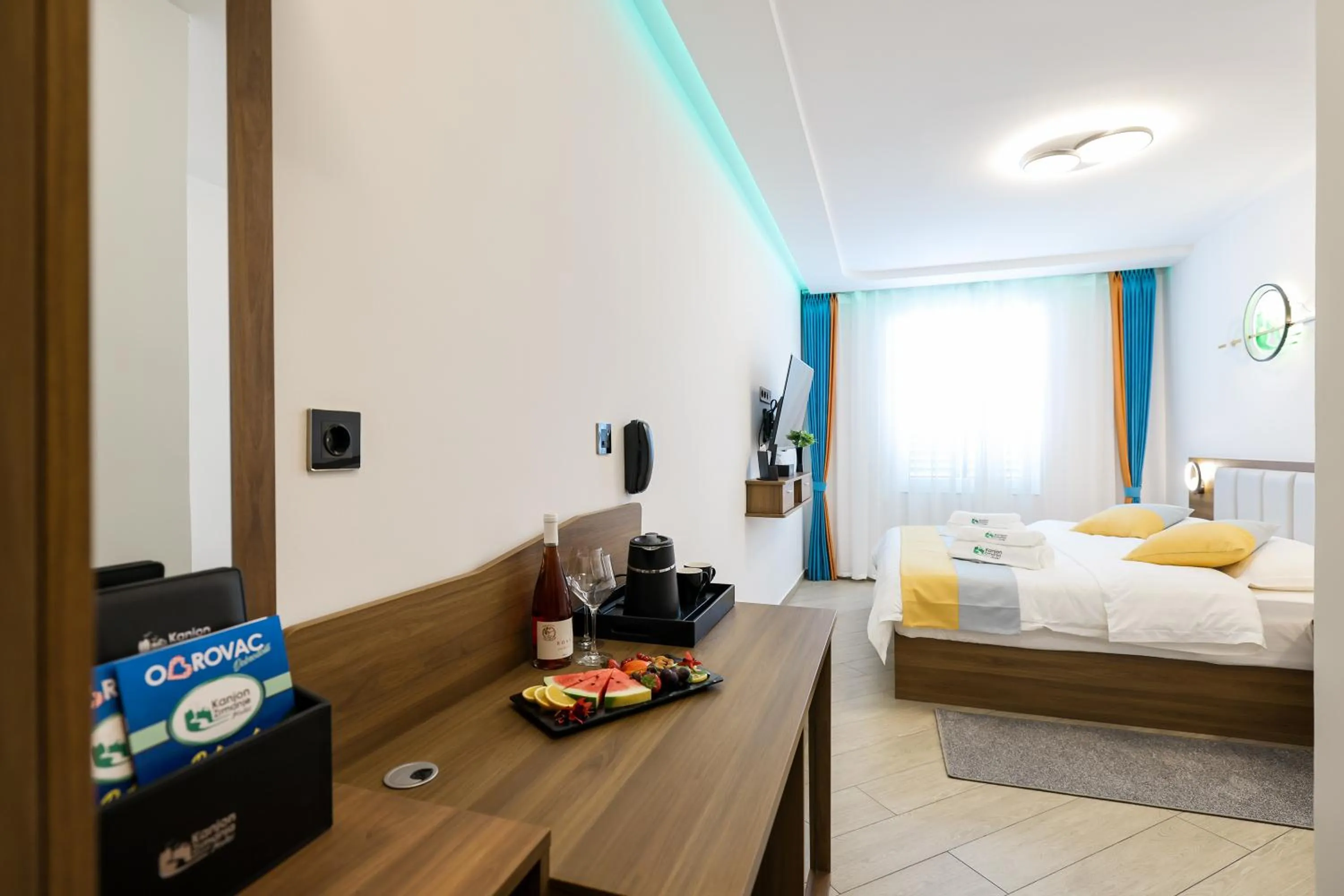 Bed in Hotel Kanjon Zrmanje