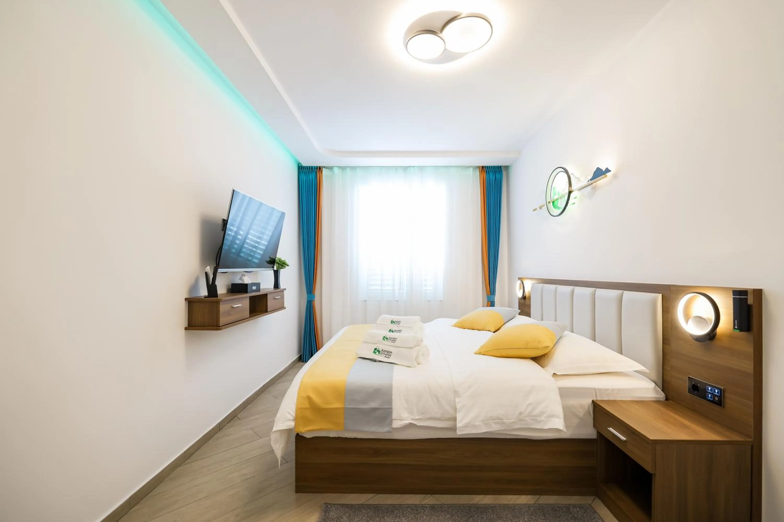 Bed in Hotel Kanjon Zrmanje