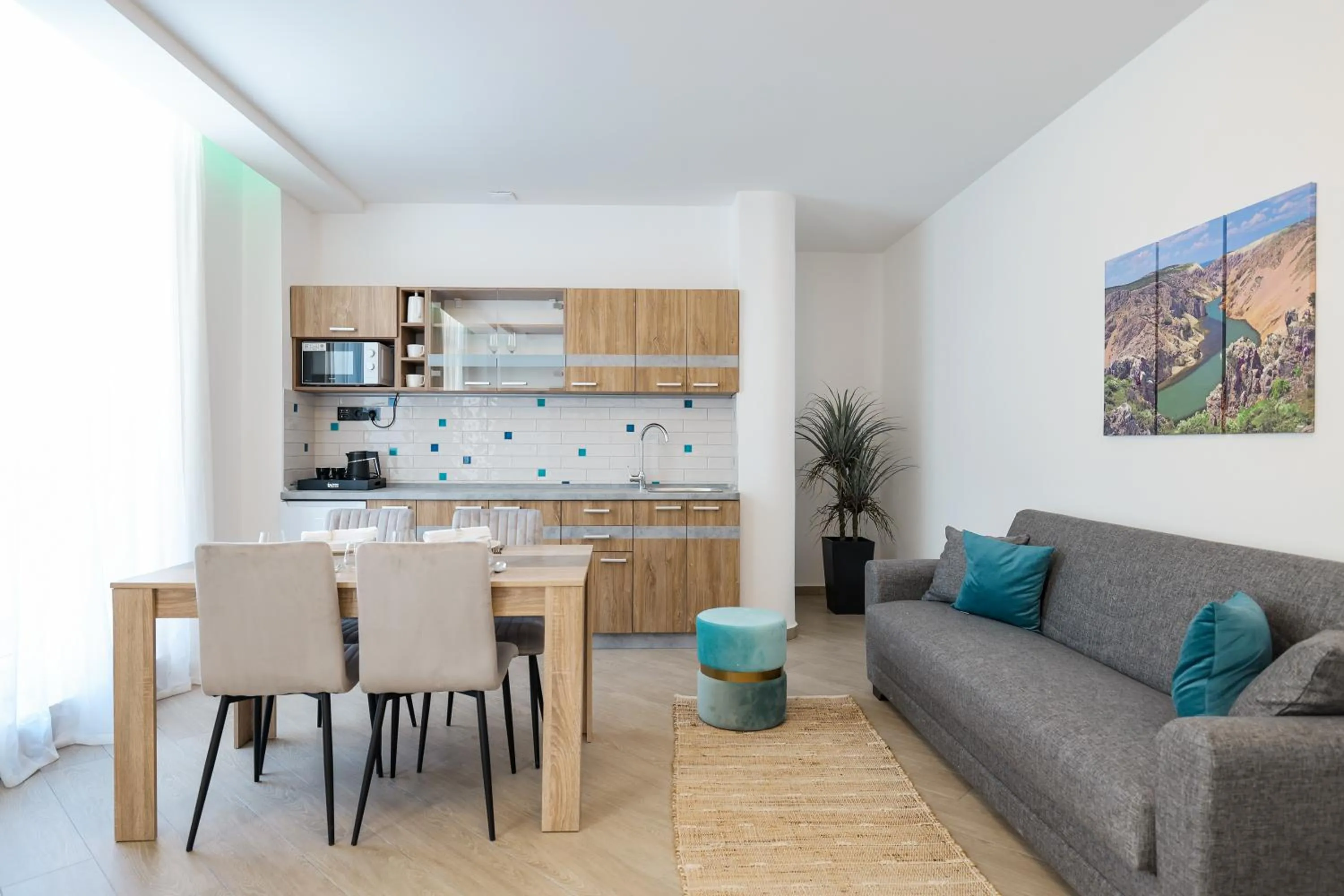 Kitchen or kitchenette in Hotel Kanjon Zrmanje