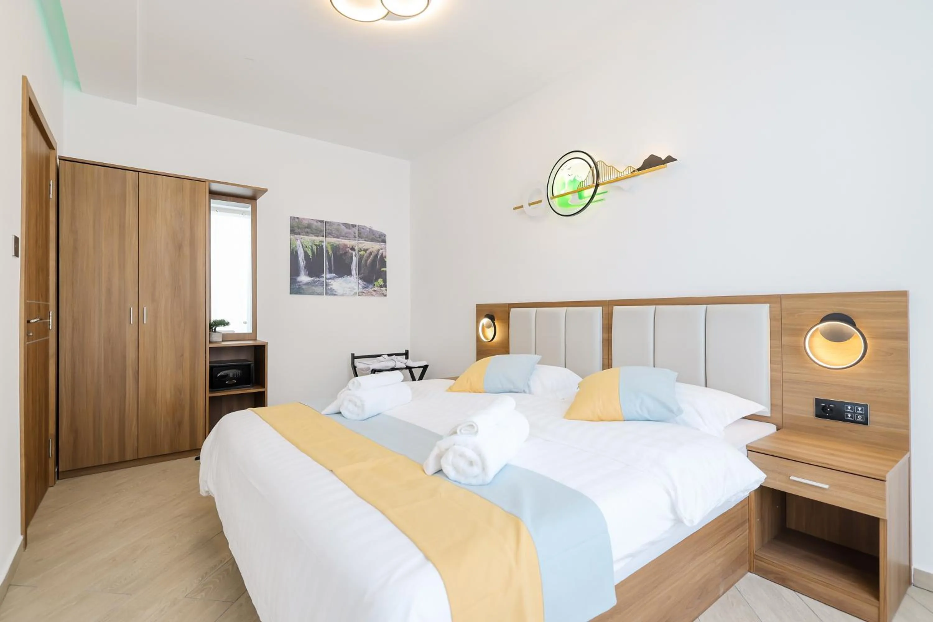 Bed in Hotel Kanjon Zrmanje