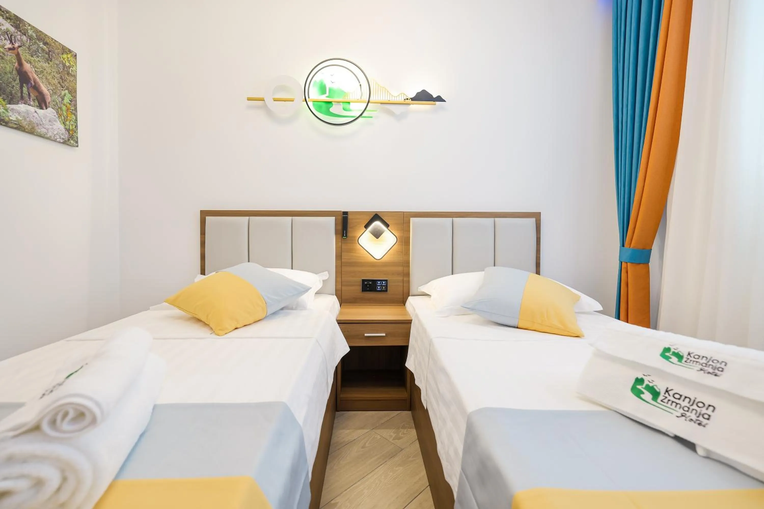 Bed in Hotel Kanjon Zrmanje