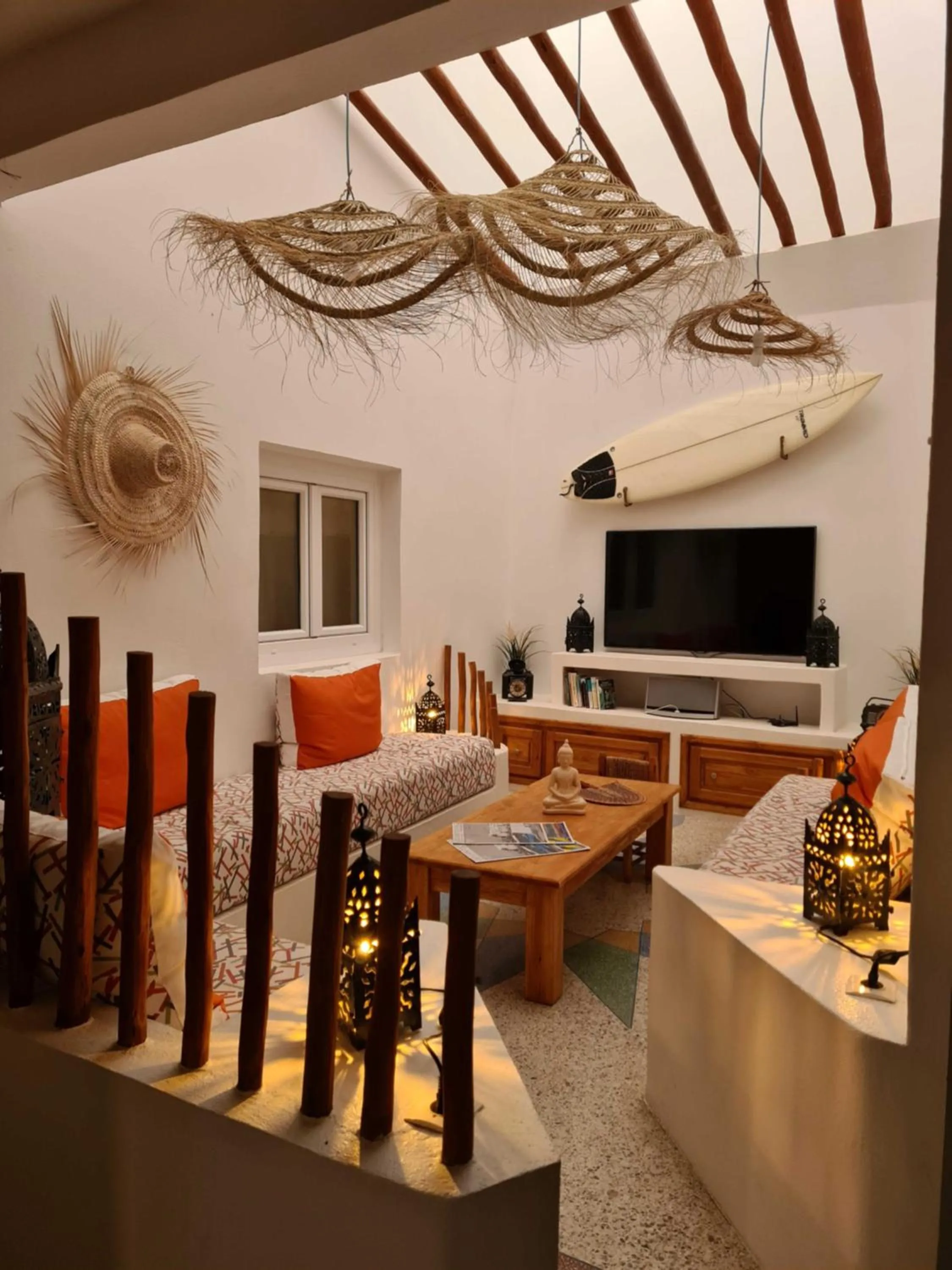 Living room in La Maison des Vagues