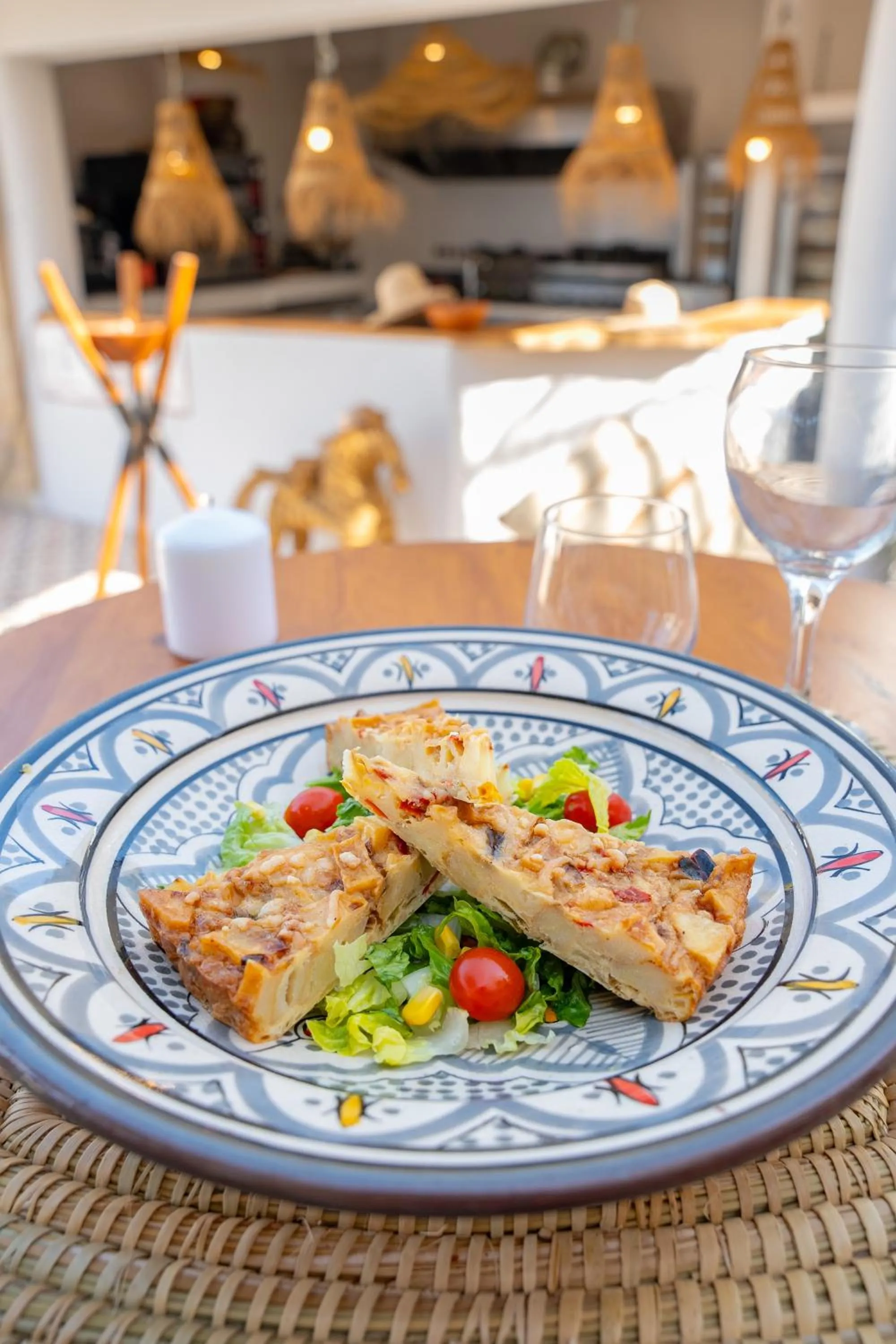 Food in La Maison des Vagues