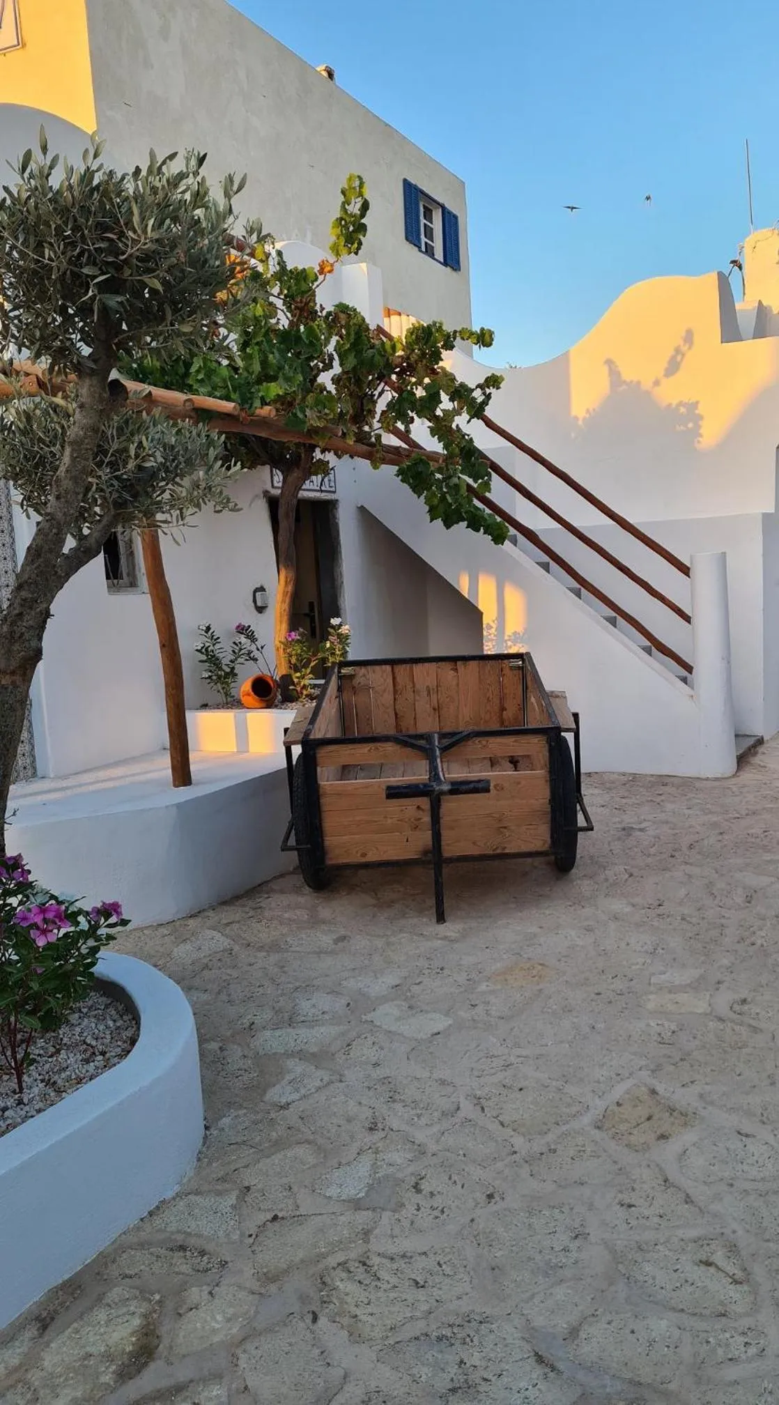 Garden view in La Maison des Vagues