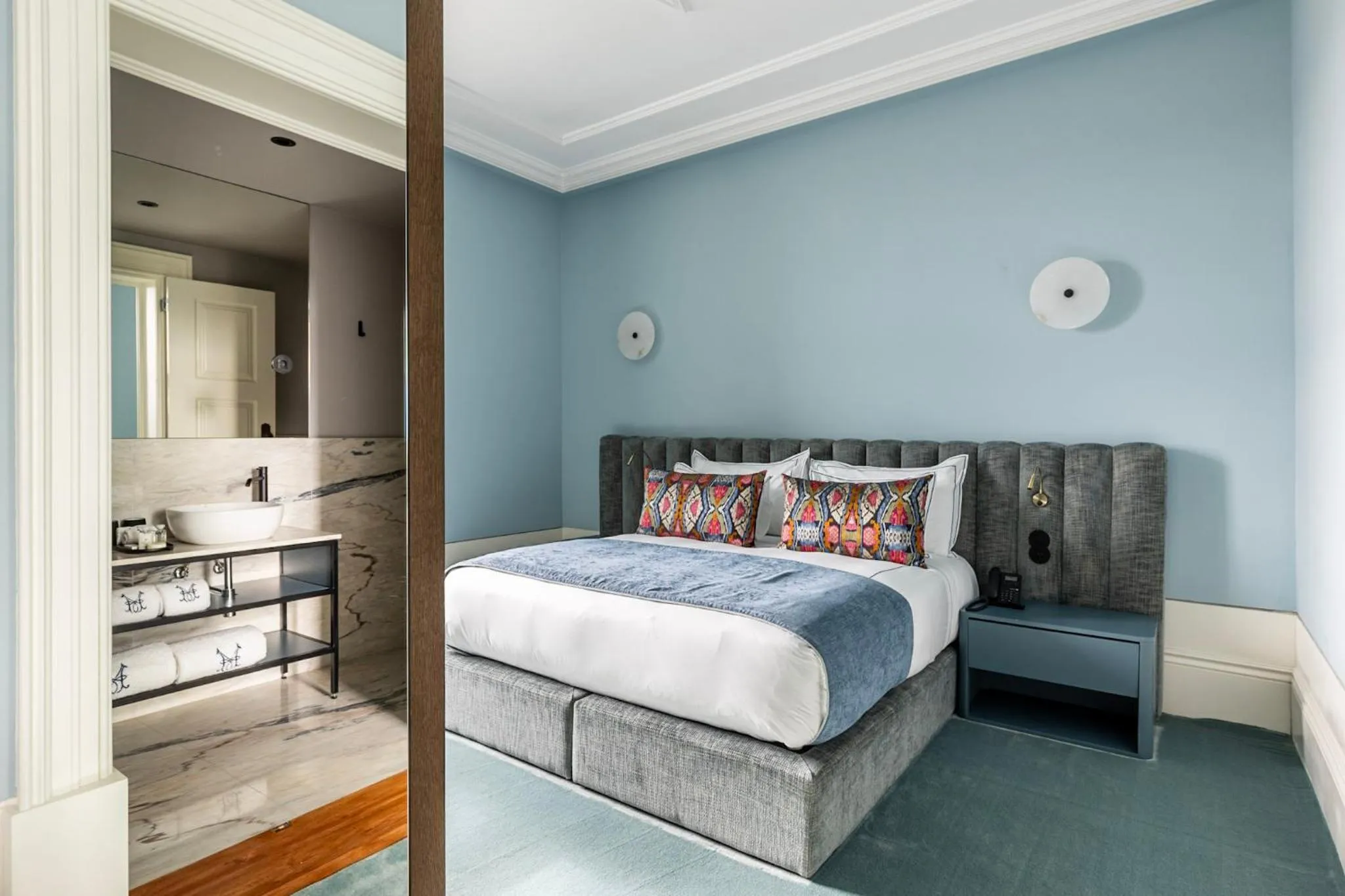 Bedroom in Maison Bleue