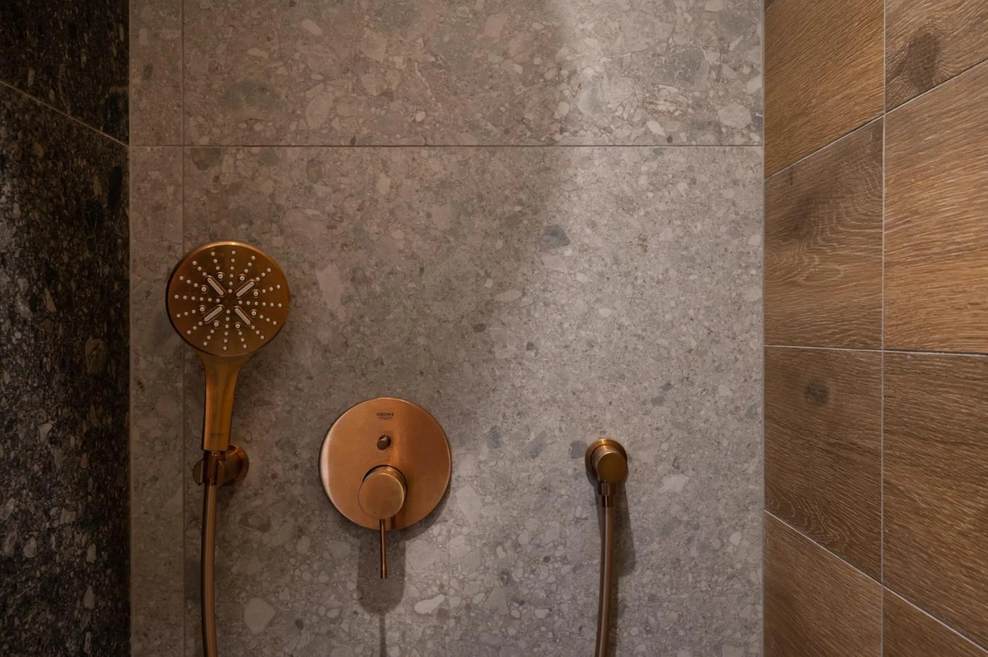 Shower in Prasonisi Light House Boutique Hotel