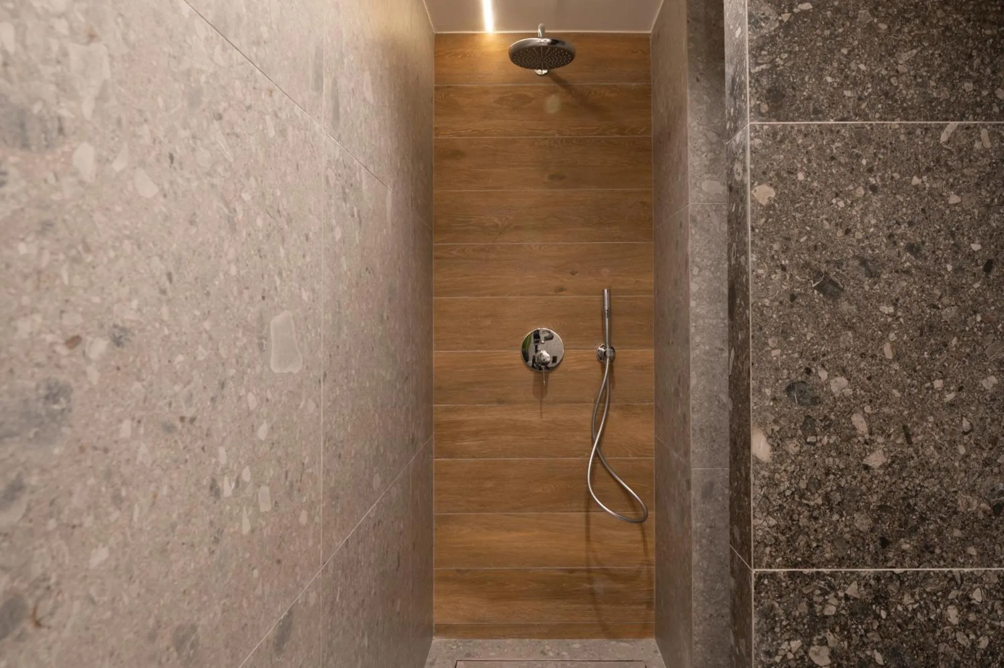 Shower in Prasonisi Light House Boutique Hotel