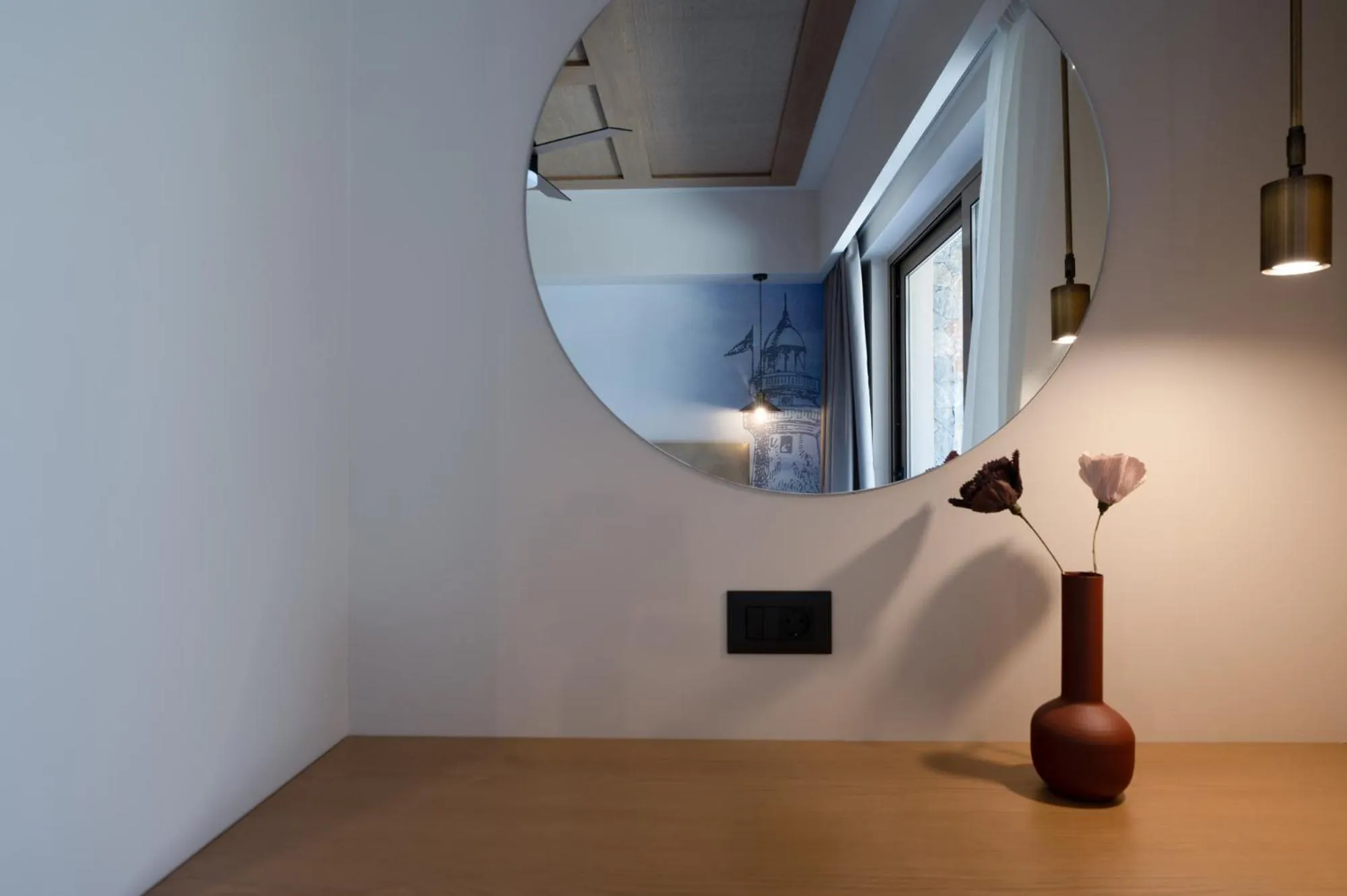 Decorative detail in Prasonisi Light House Boutique Hotel