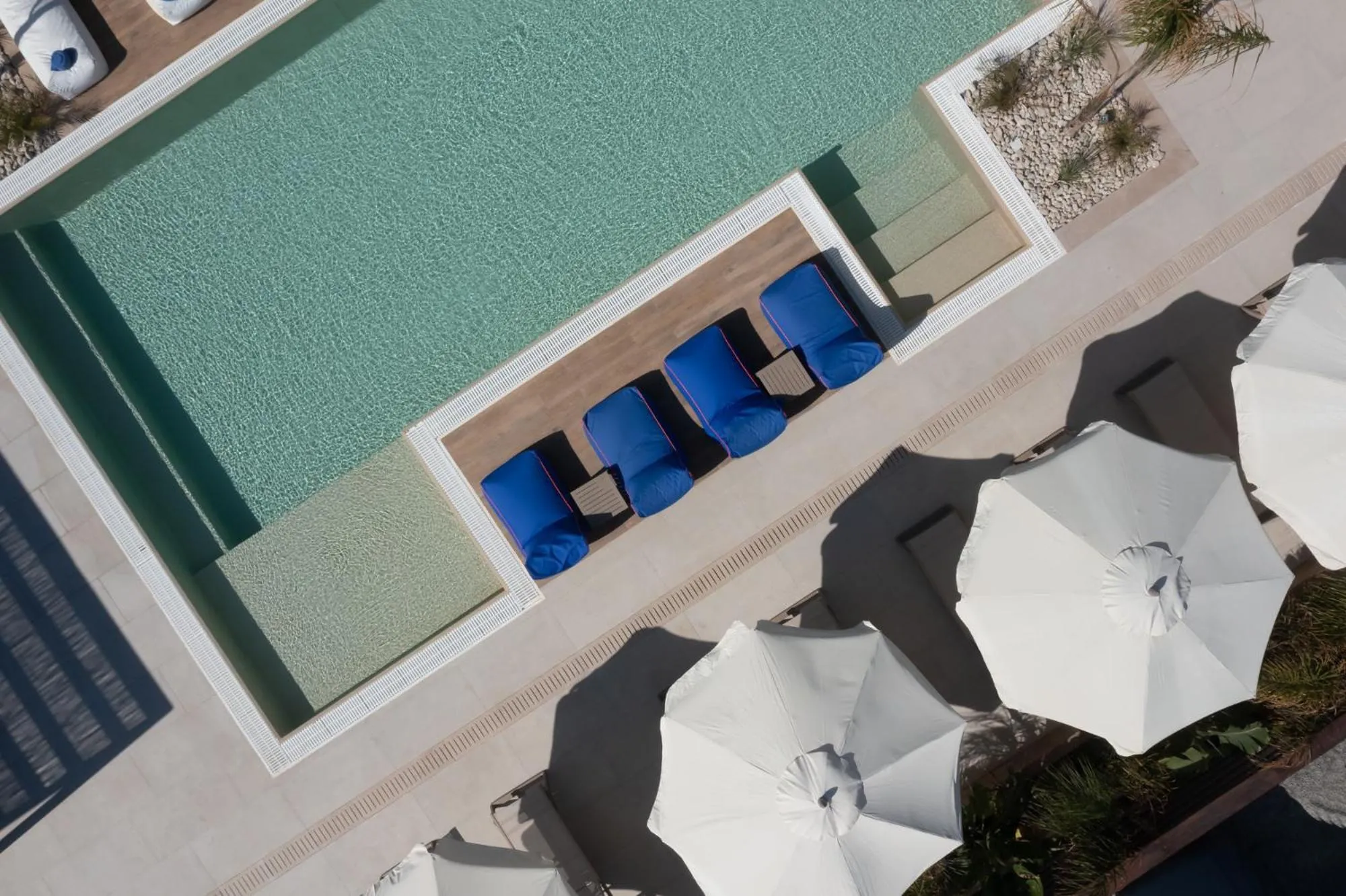 Pool view in Prasonisi Light House Boutique Hotel