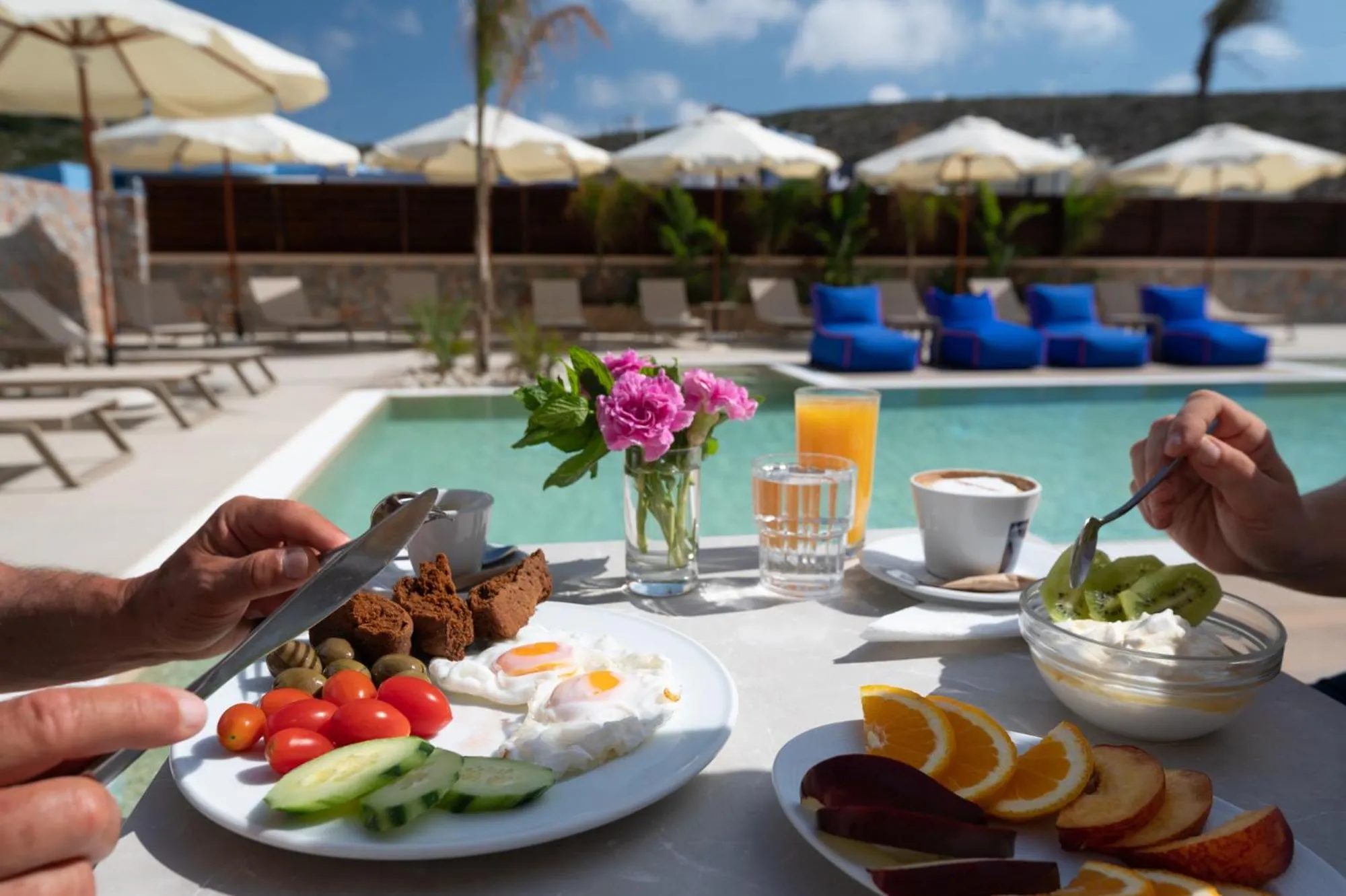 Balcony/Terrace in Prasonisi Light House Boutique Hotel