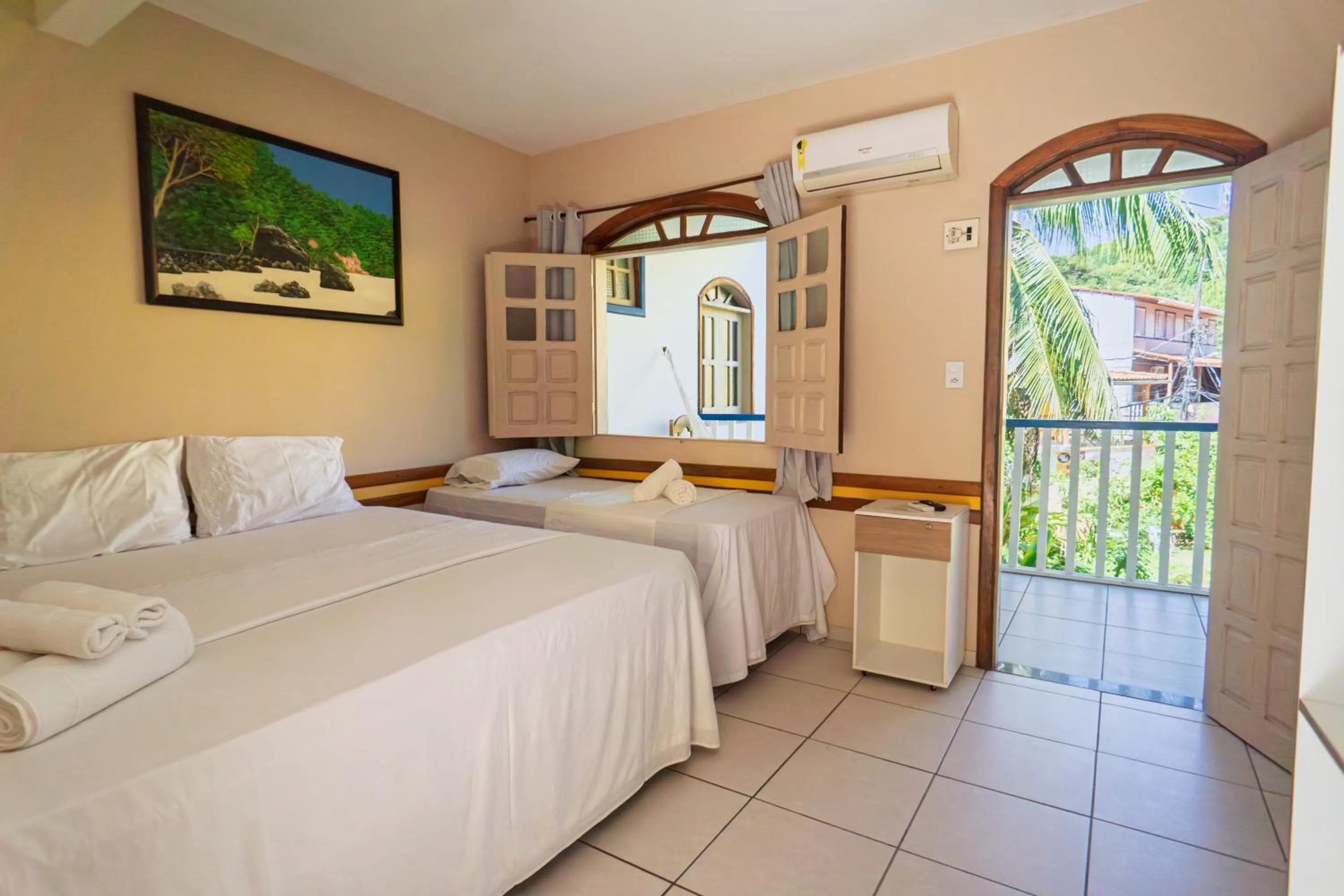 Bed in Brisa do Caitá Praia Hotel