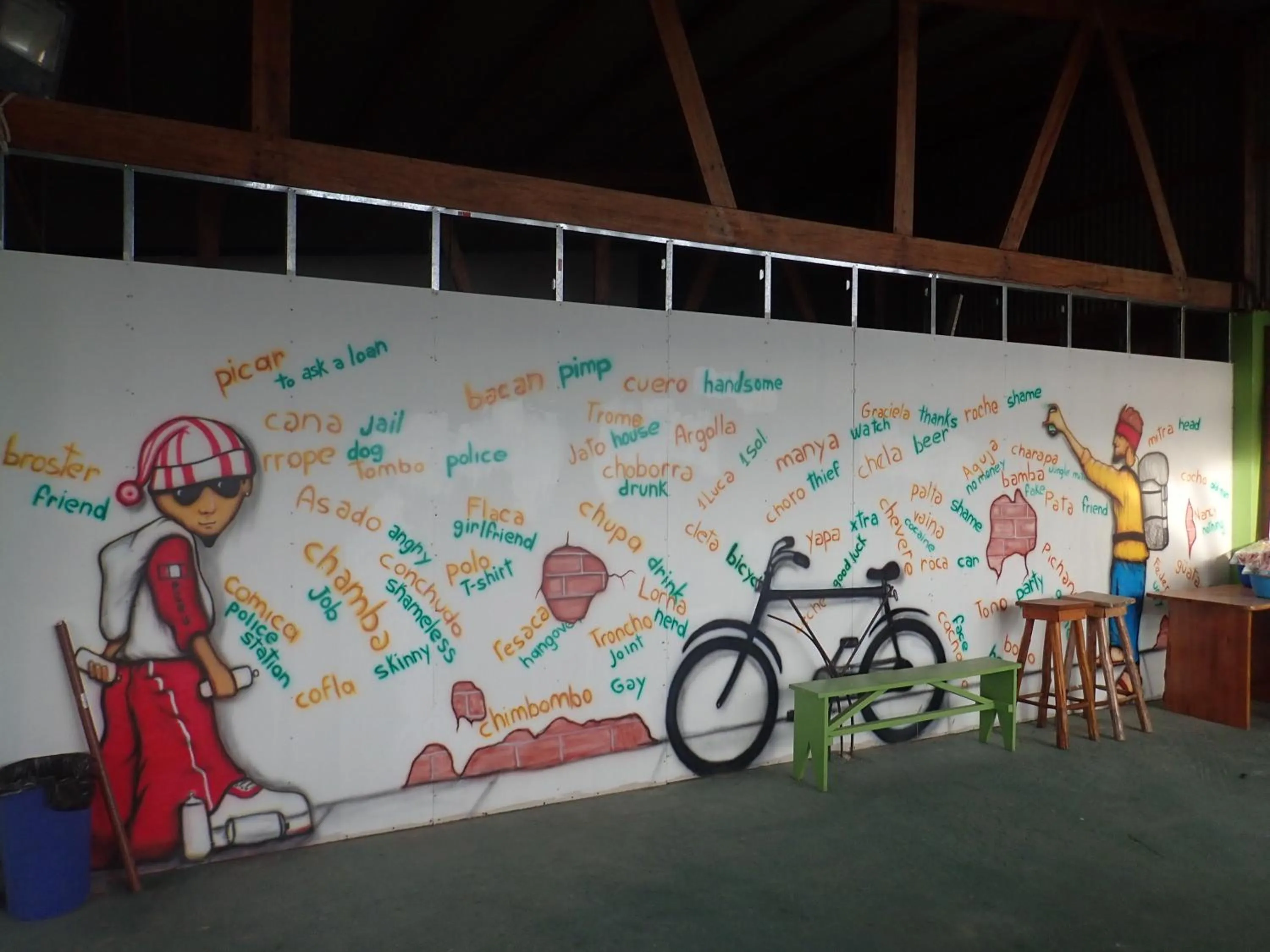 Property building in Tambopata Hostel