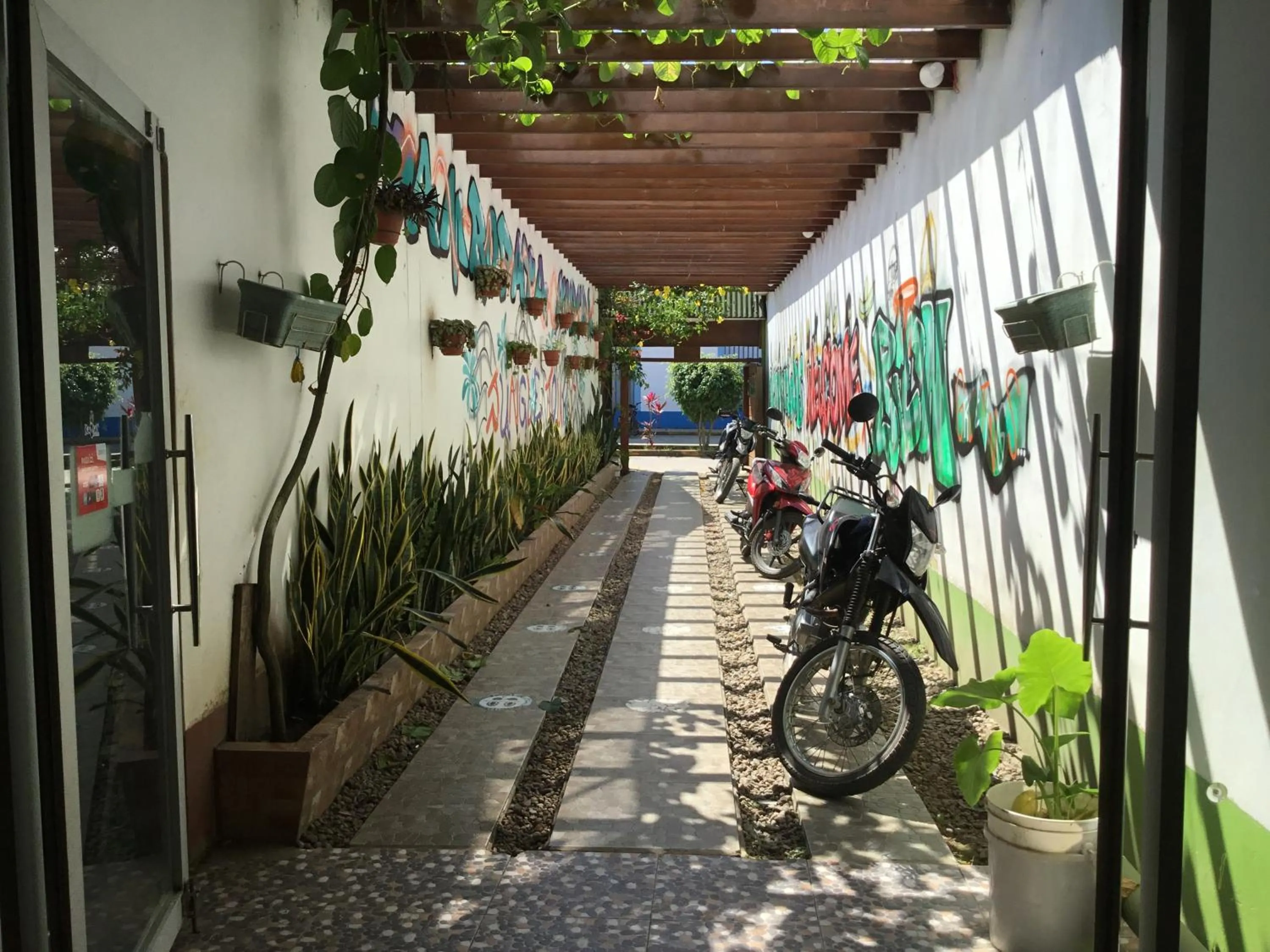 Property building in Tambopata Hostel