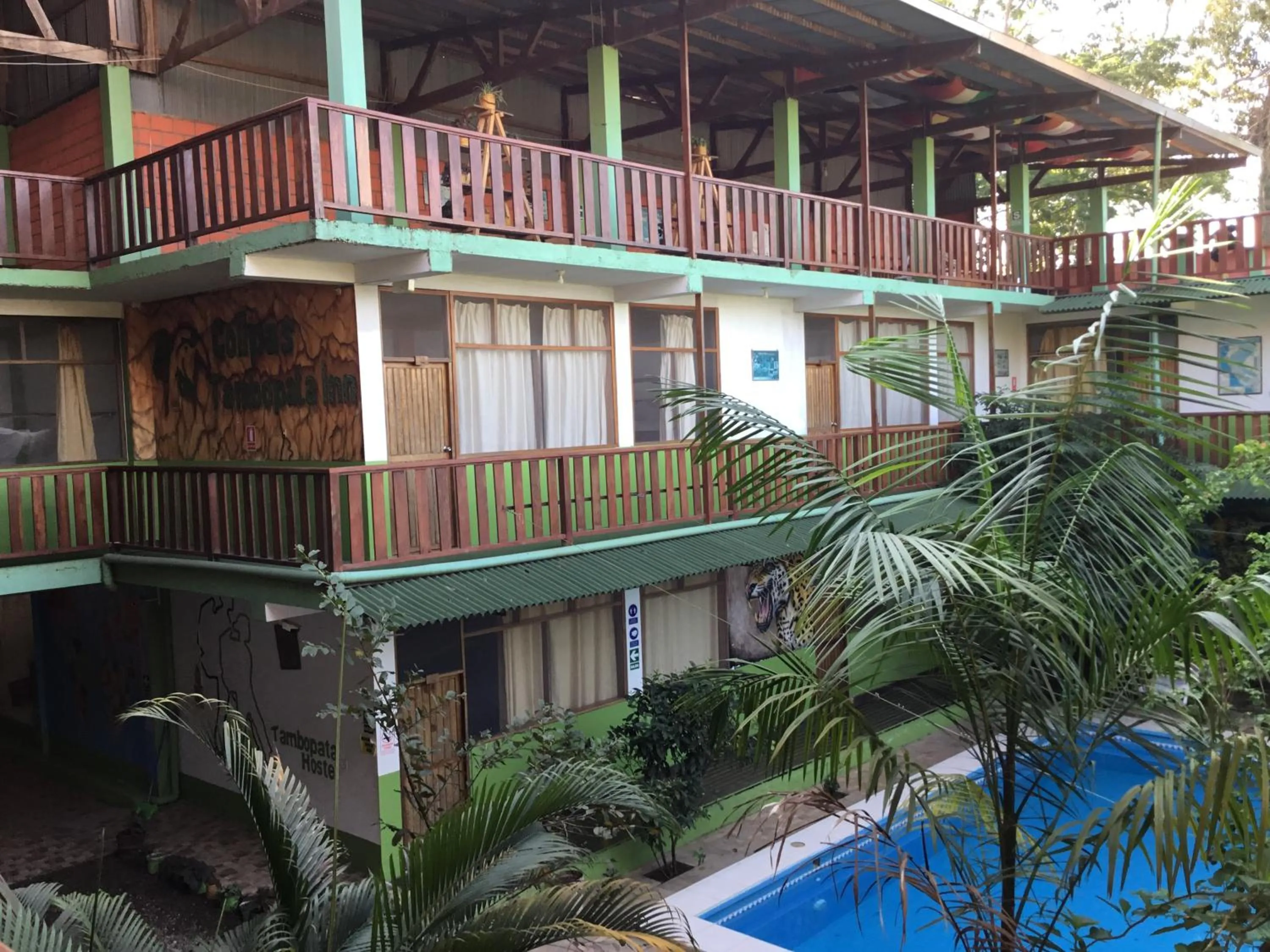 Property building in Tambopata Hostel