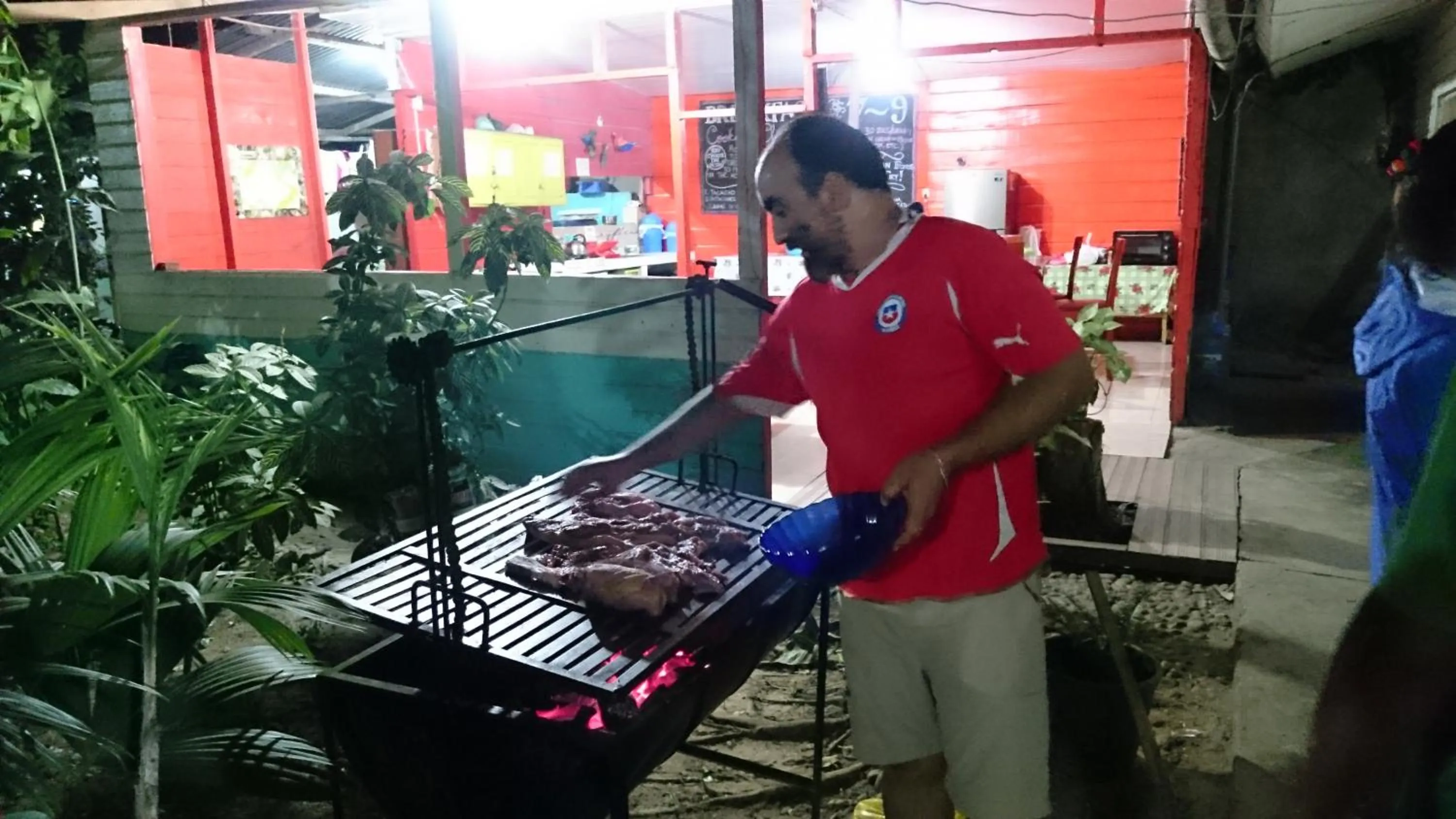 Patio in Tambopata Hostel