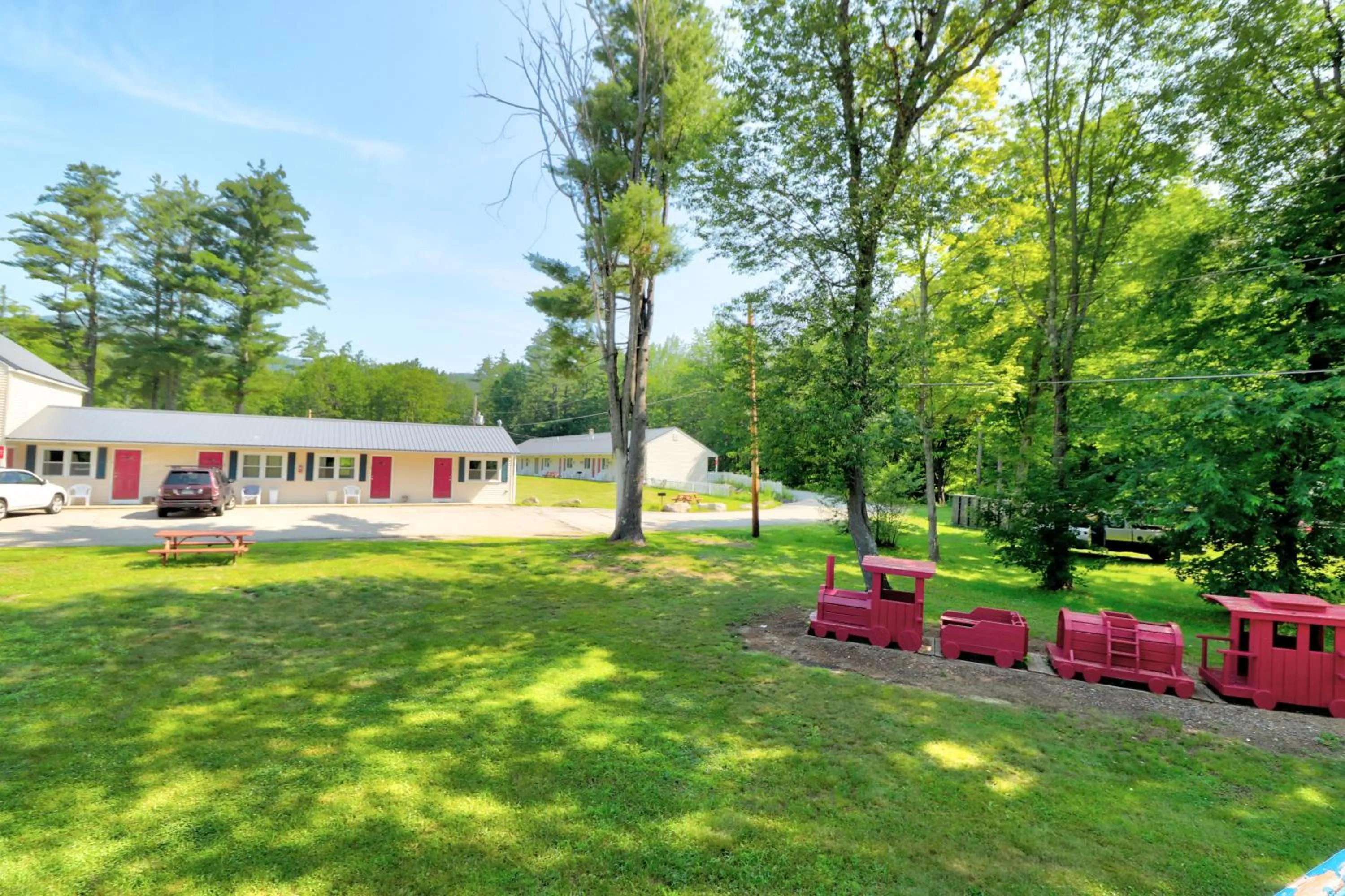 Garden view in The Villager Motel