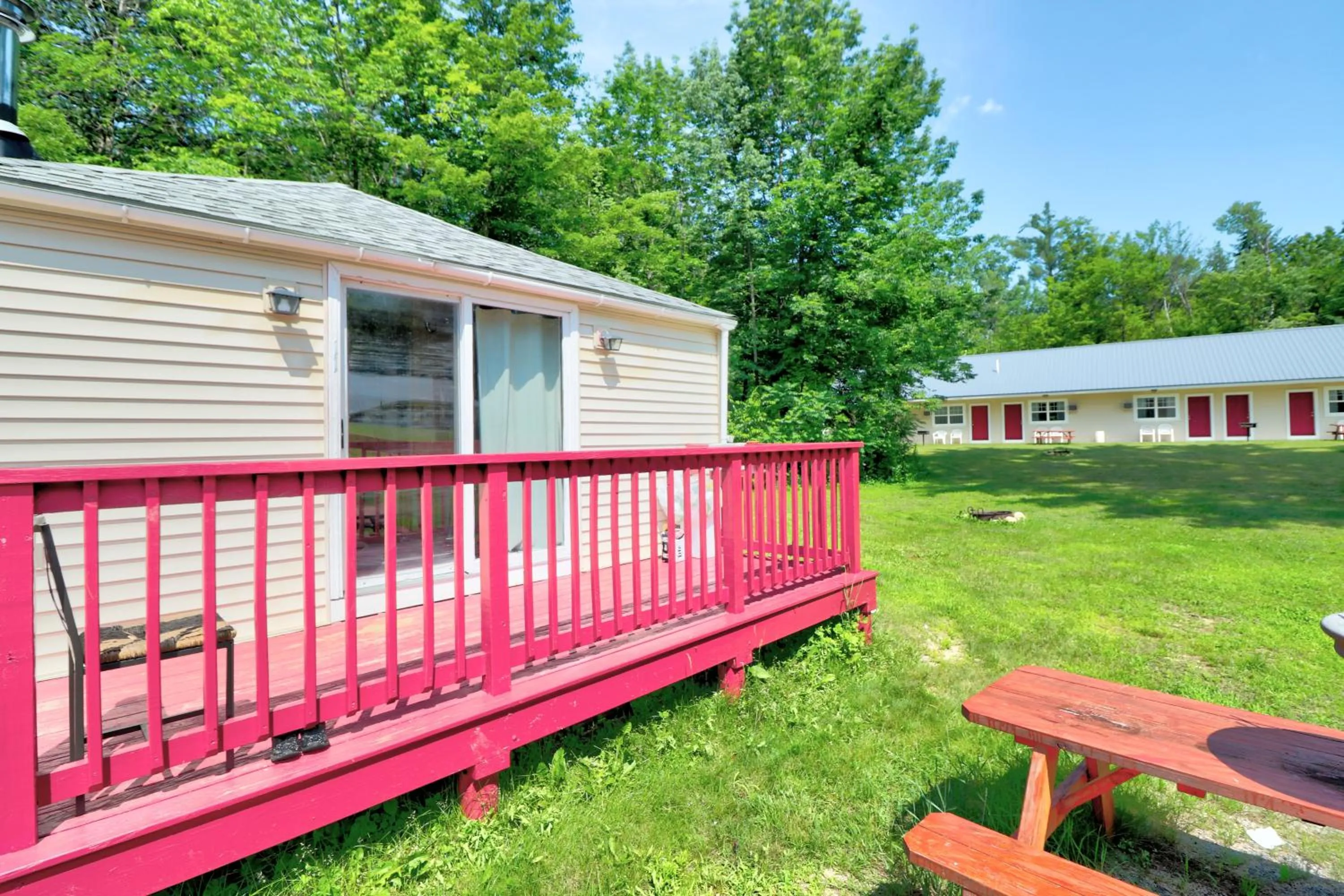 Patio in The Villager Motel