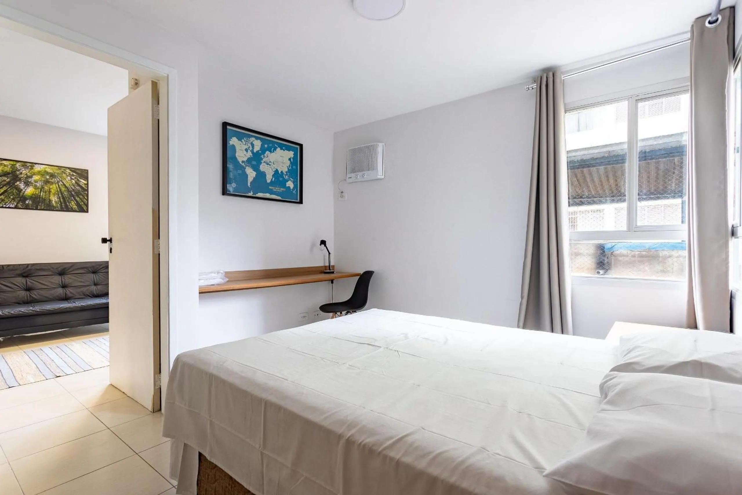 Bedroom, Bed in Impecável c/ Garagem prox metrô hospitais e mto +!