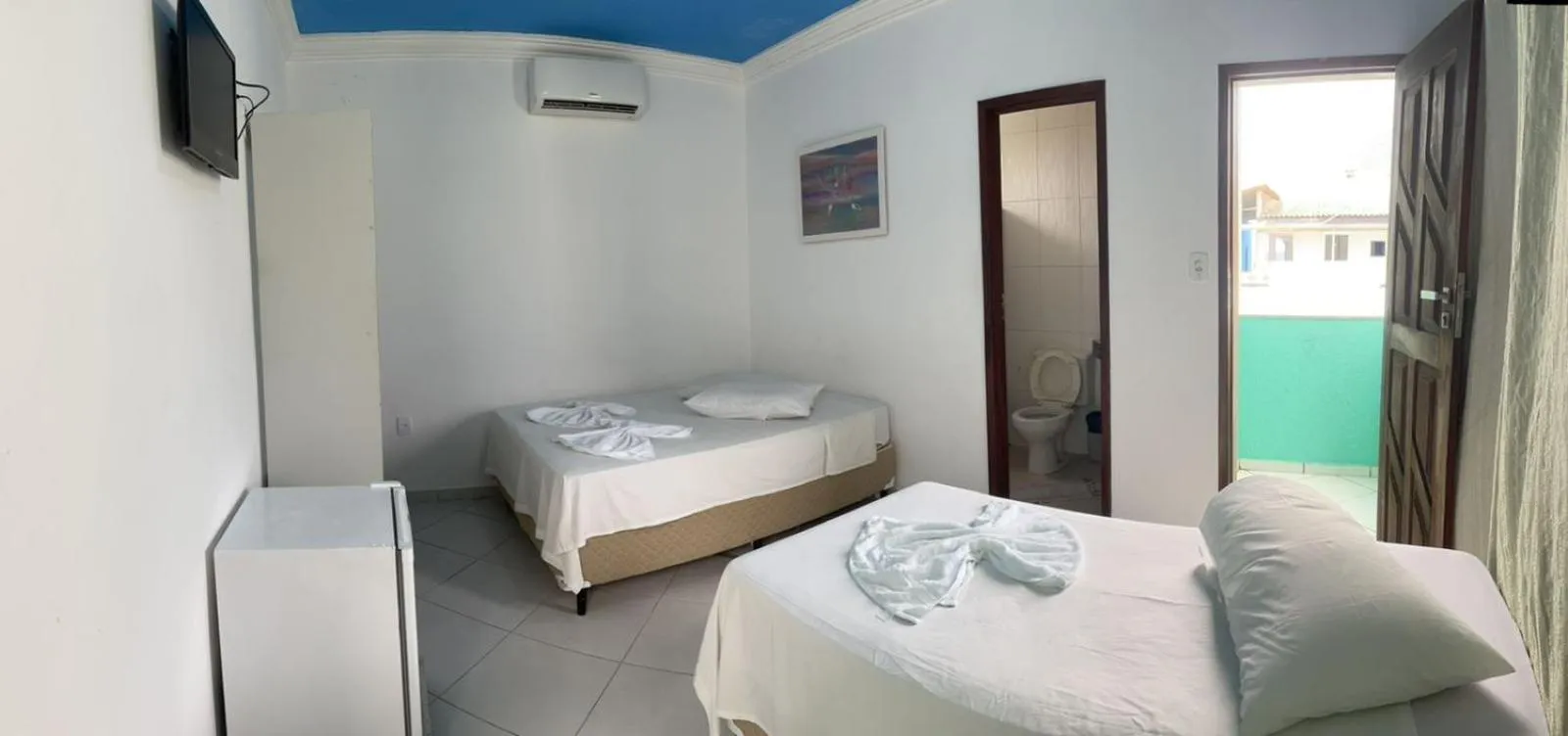 Bedroom, Bed in Pousada Santa Fé