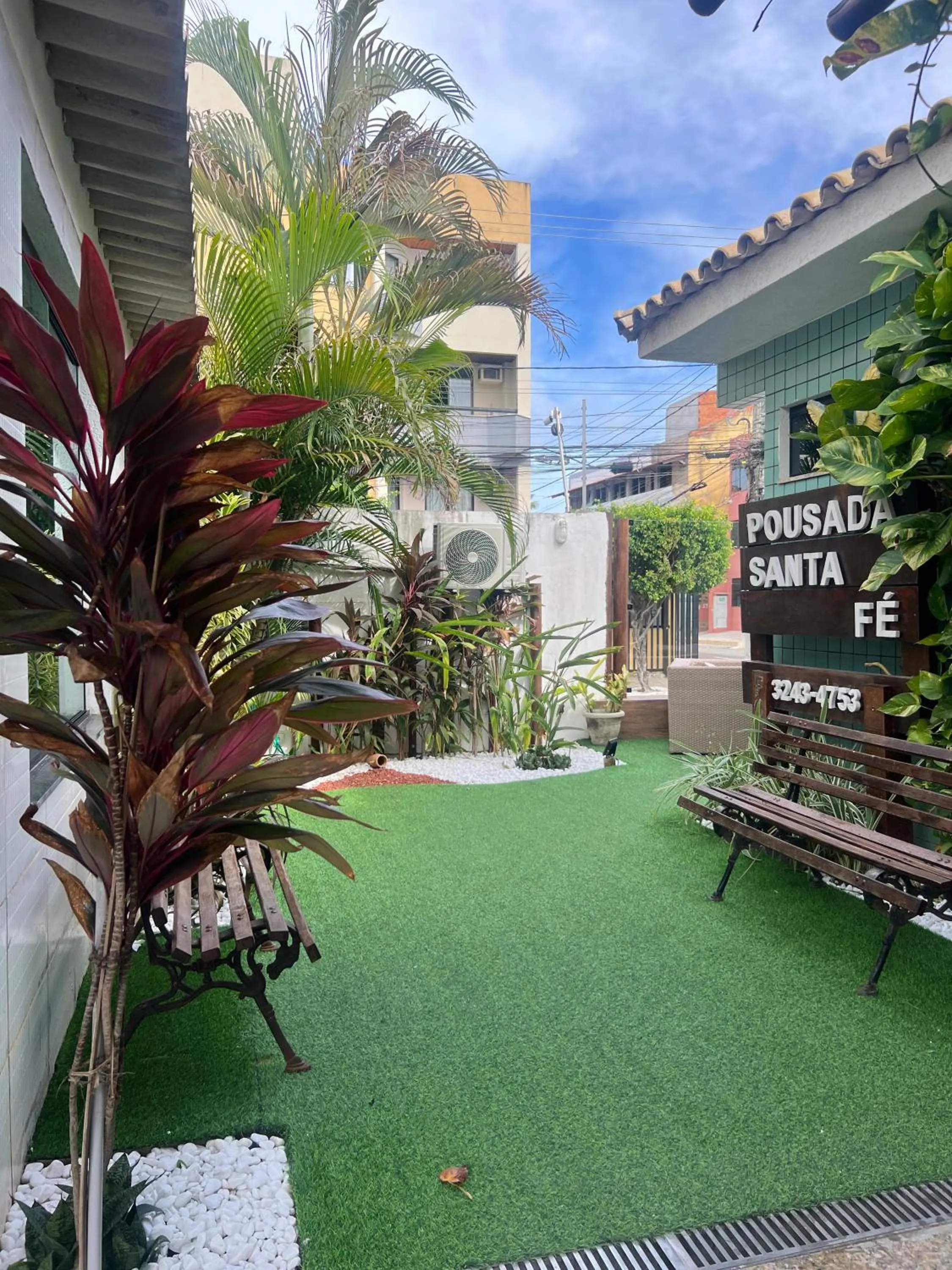 Garden in Pousada Santa Fé