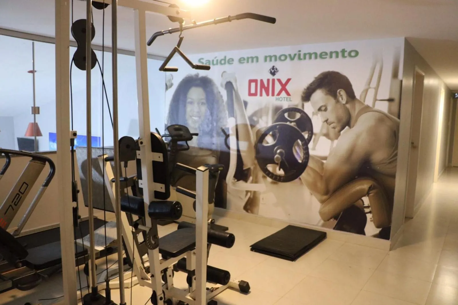 Fitness centre/facilities in Onix Hotel Praia de Piata